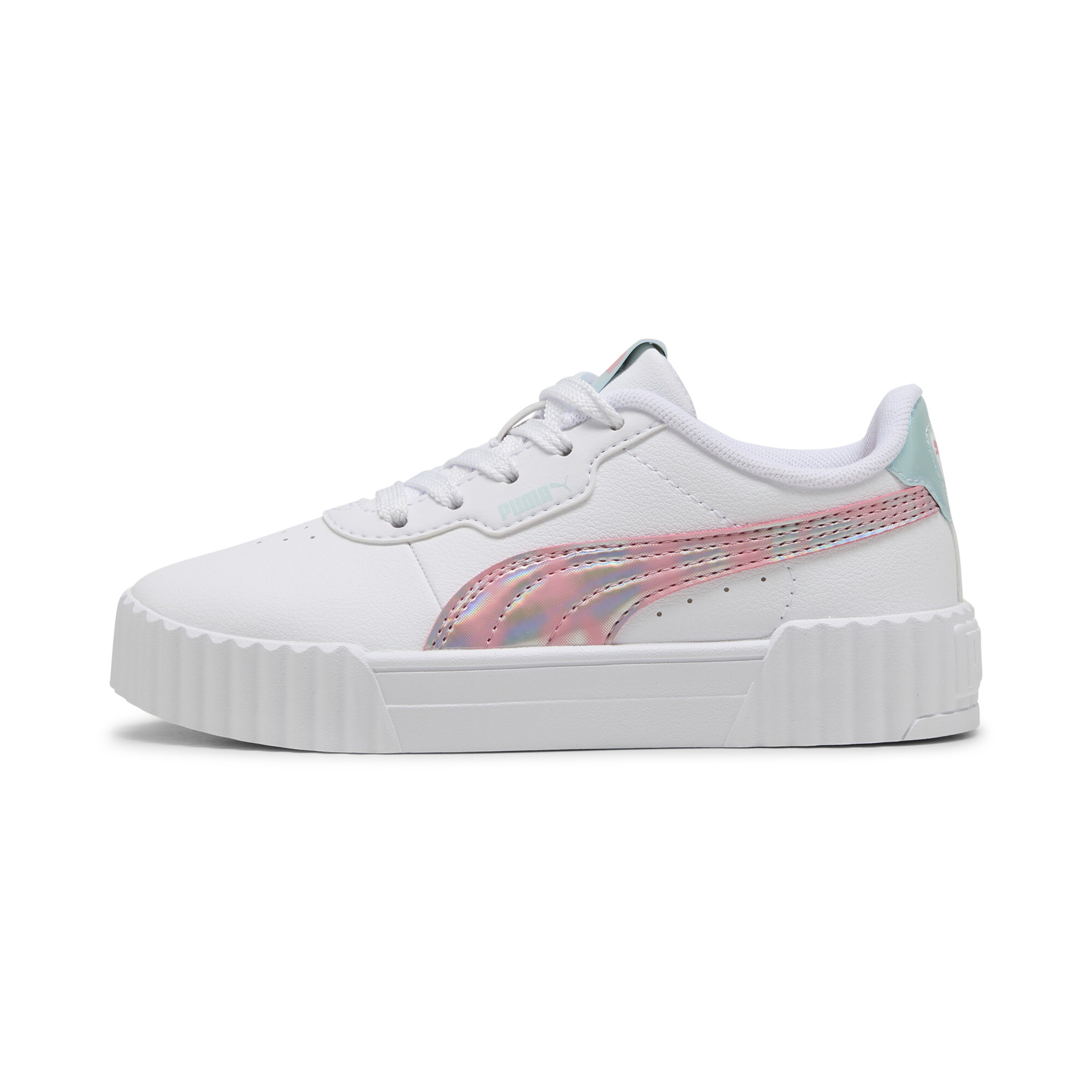 Puma Carina 3.0 Space Belle Sneakers Kinder Schuhe | White/Pinkscape | Größe: 32