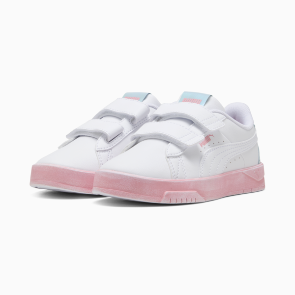 Jada Classic Space Belle Sneakers Kids, PUMA White-Sea Glass-Pinkscape, large-MEX