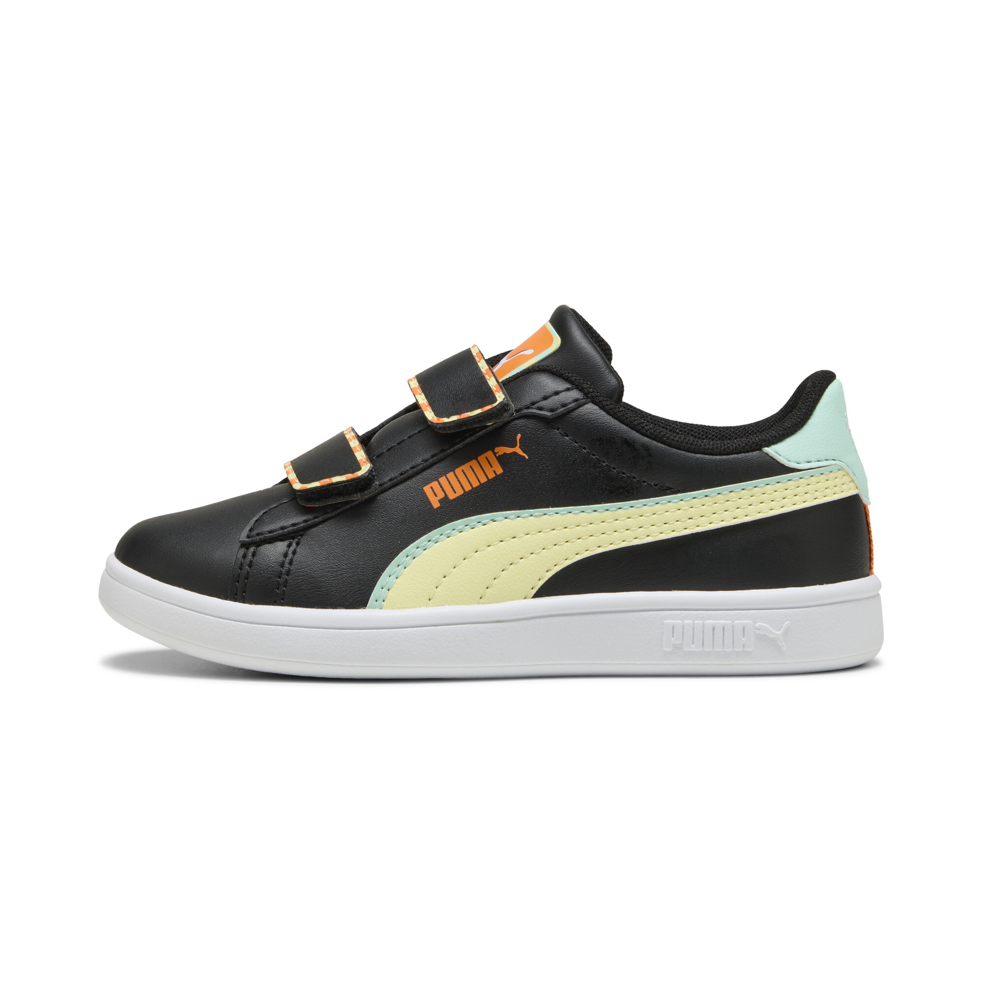 Puma Smash 3.0 Playdate Sneakers Kinder Schuhe | Black/Gold Moon | Größe: 32.5