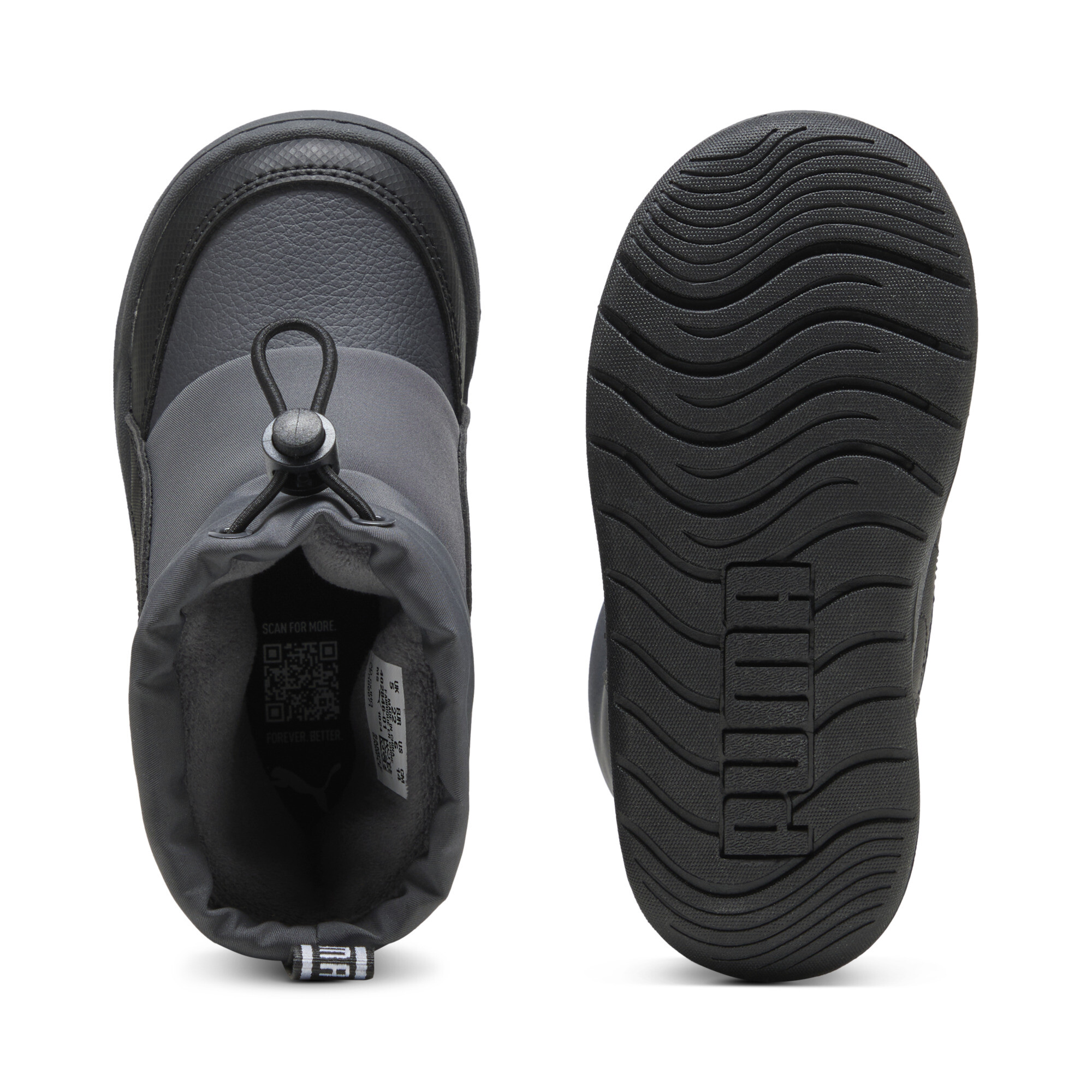 PUMA Multiflex 2 sneakers, Zwart/Grijs/Wit, Maat 24 thumbnail 4