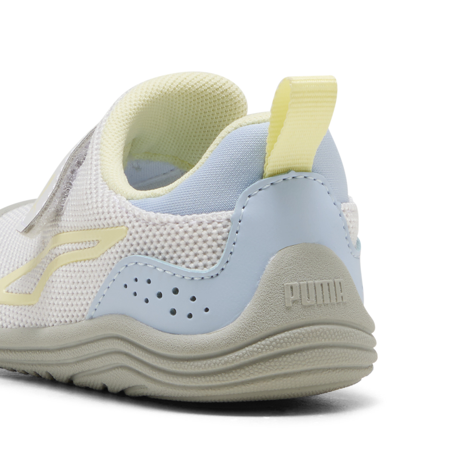 PUMA Kitten Mesh V sneakers, Grijs/Goud, Maat 25 thumbnail 6