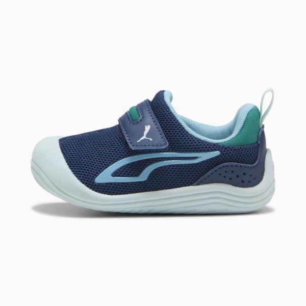 Kitten Mesh V Sneakers Toddlers, Persian Blue-Aqua-Wild Green, large-ZAF