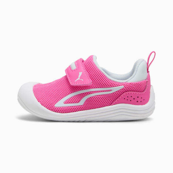 Kitten Mesh V Sneakers Toddlers, Fluro Pink Pes-Sea Glass, large-ZAF