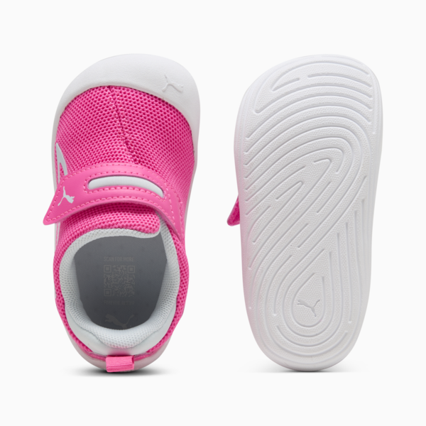 Kitten Mesh V Sneakers Toddlers, Fluro Pink Pes-Sea Glass, large-ZAF