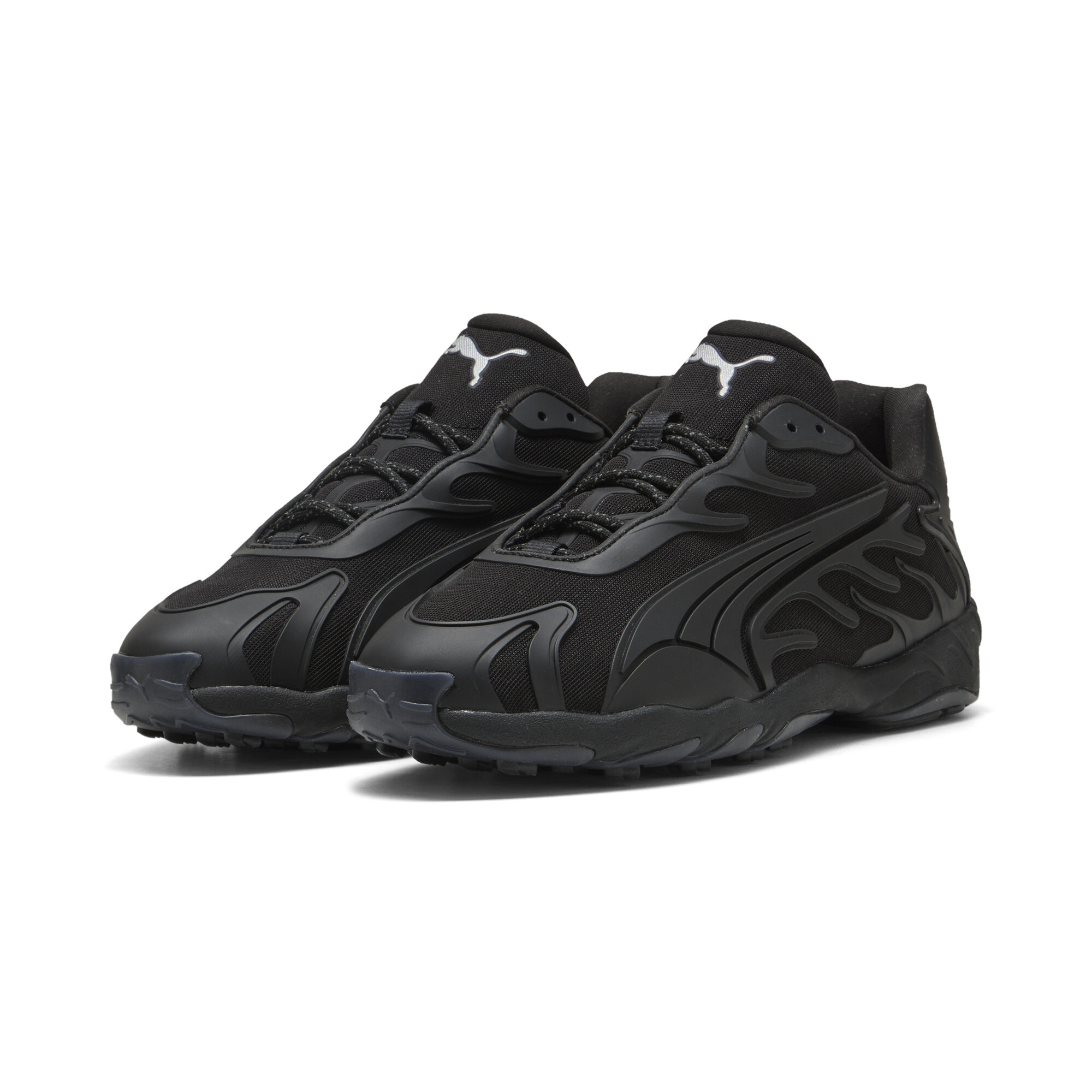 PUMA Inhale Tech Street X uniseks sneakers, Zwart/Zilver, Maat 37,5 thumbnail 6