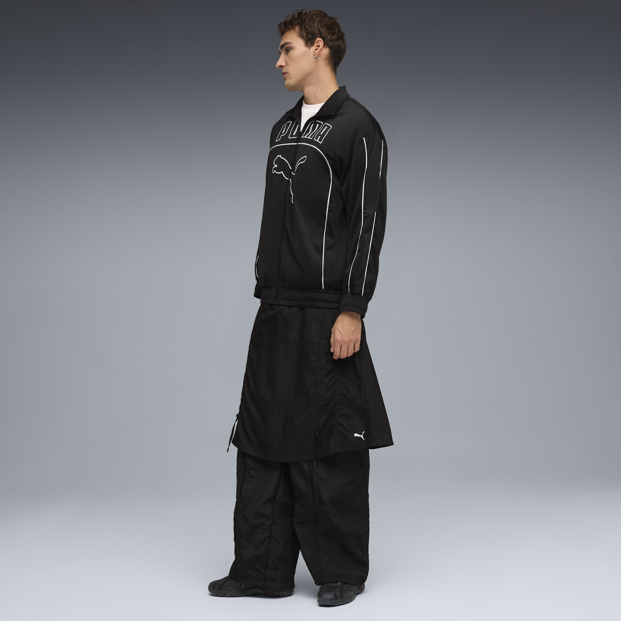 PUMA Inhale Tech Street X uniseks sneakers, Zwart/Zilver, Maat 37,5 thumbnail 7