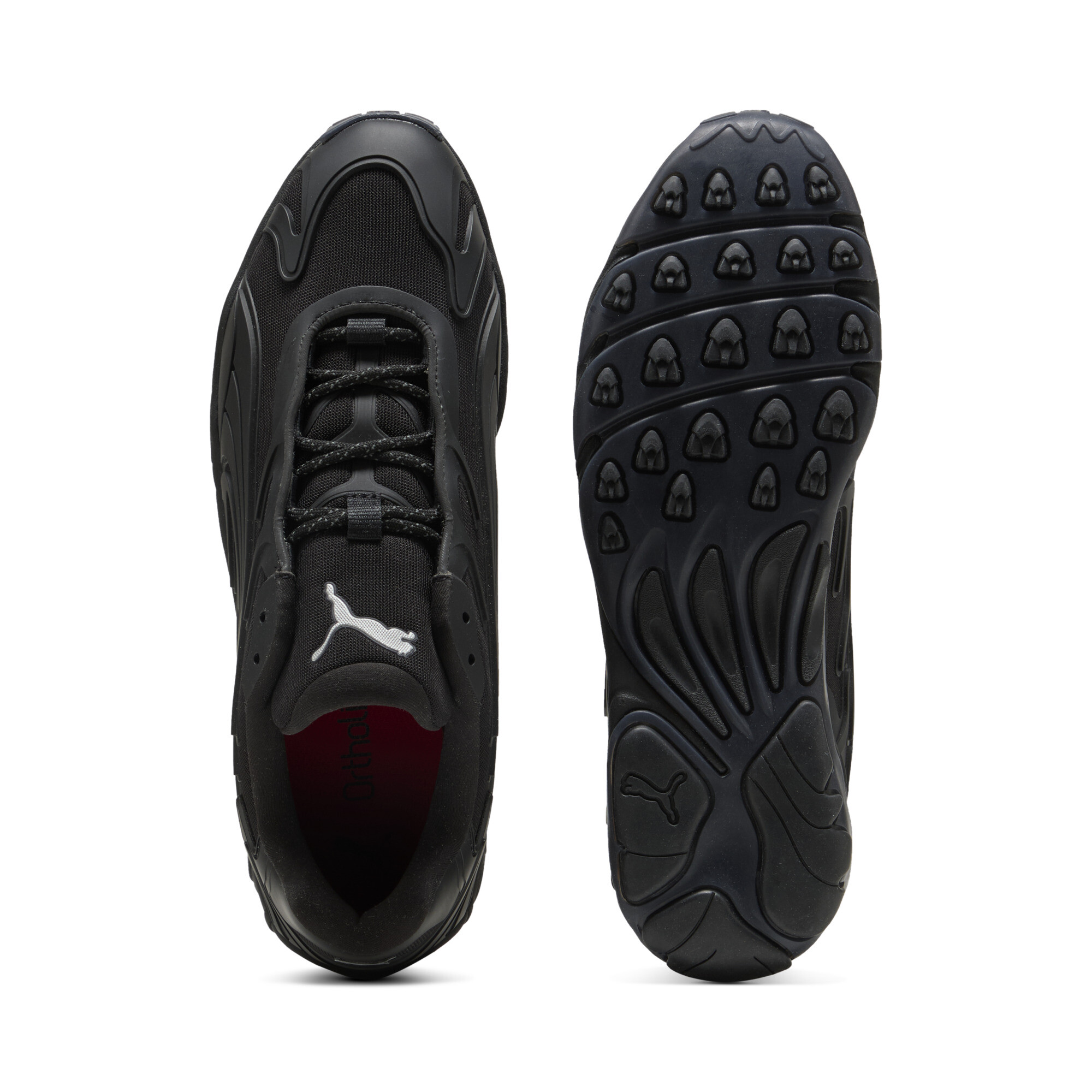 PUMA Inhale Tech Street X uniseks sneakers, Zwart/Zilver, Maat 37,5 thumbnail 4