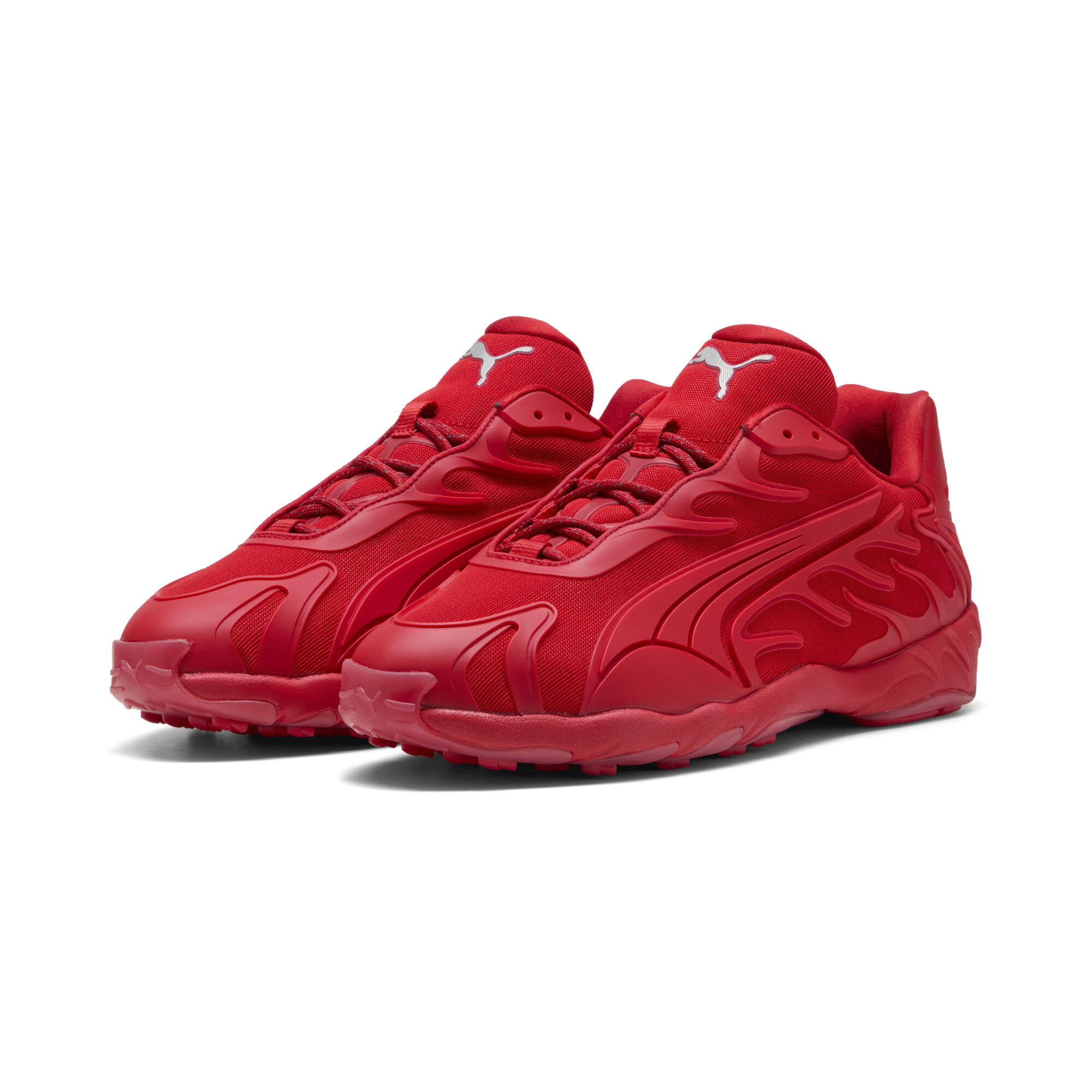 PUMA Inhale Tech Street X uniseks sneakers, Rood/Zilver, Maat 42 thumbnail 6