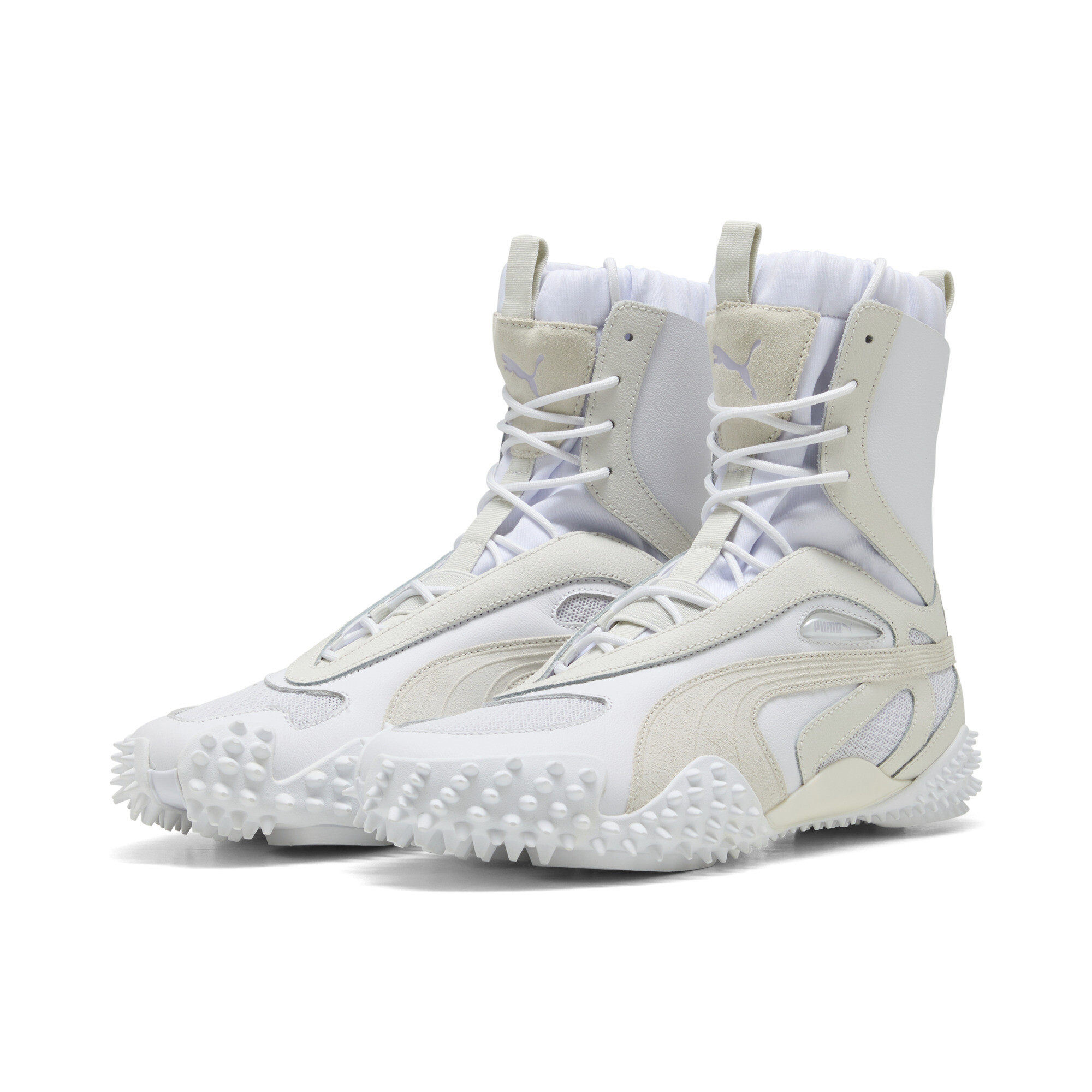PUMA Mostro mid-boots voor Dames, Wit, Maat 38 thumbnail 6