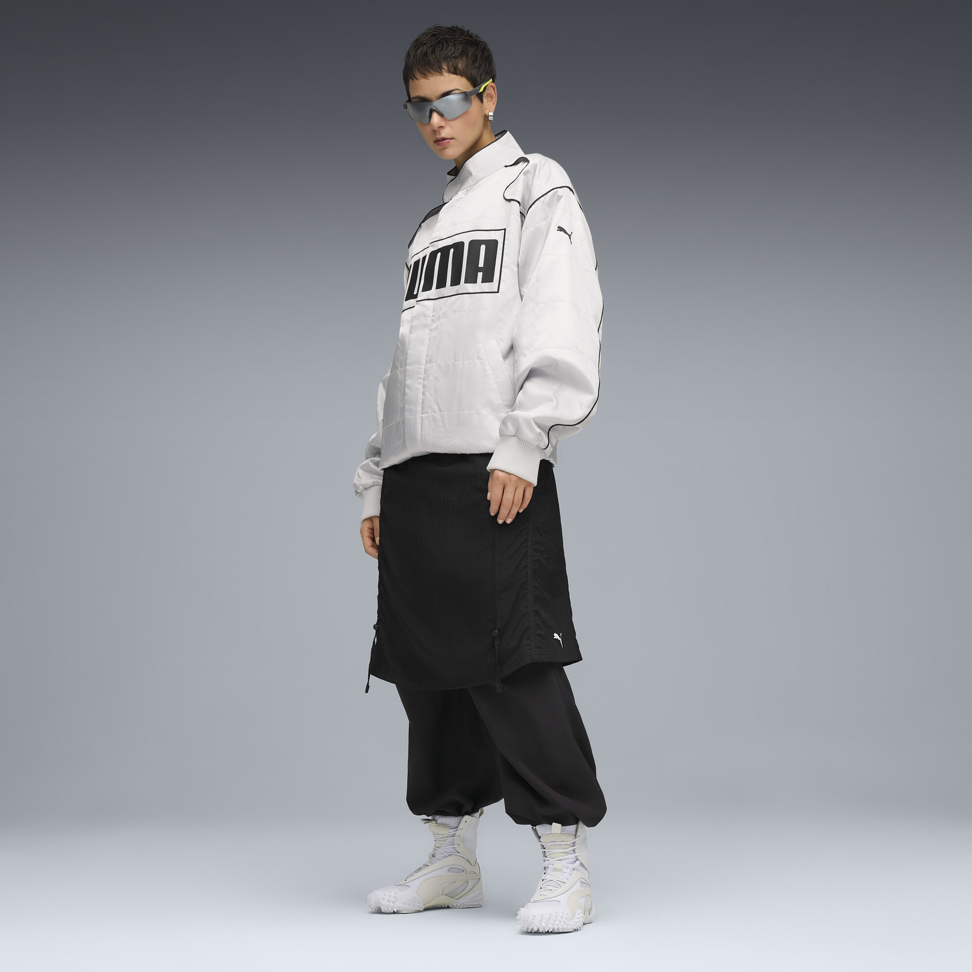 PUMA Mostro mid-boots voor Dames, Wit, Maat 38 thumbnail 7