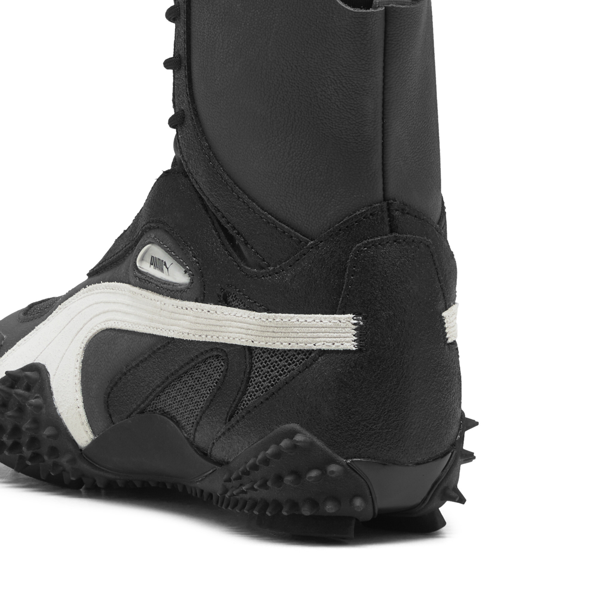 PUMA Mostro mid-boots voor Dames, Zwart/Wit, Maat 36 thumbnail 5