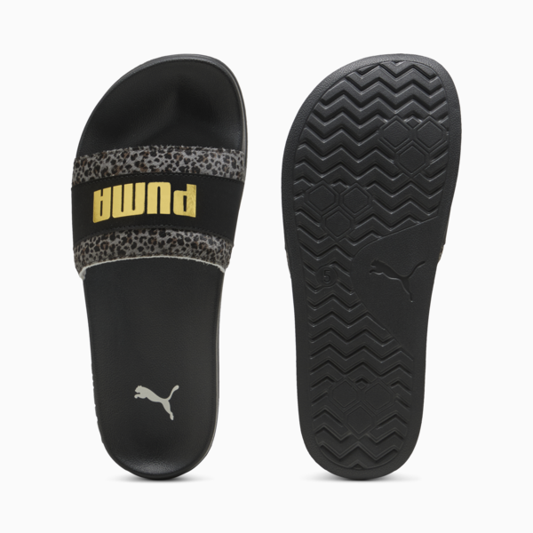 Sandalias Leadcat 2.0 Animal Flair para mujer, PUMA Black-PUMA Gold, large-MEX