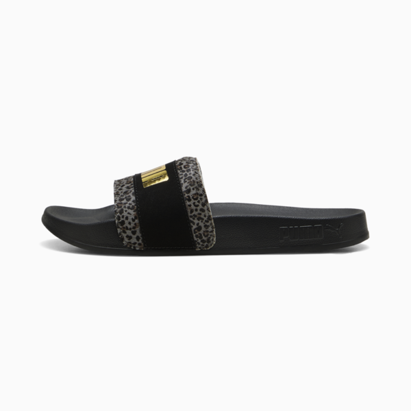 Sandalias Leadcat 2.0 Animal Flair para mujer, PUMA Black-PUMA Gold, large-MEX