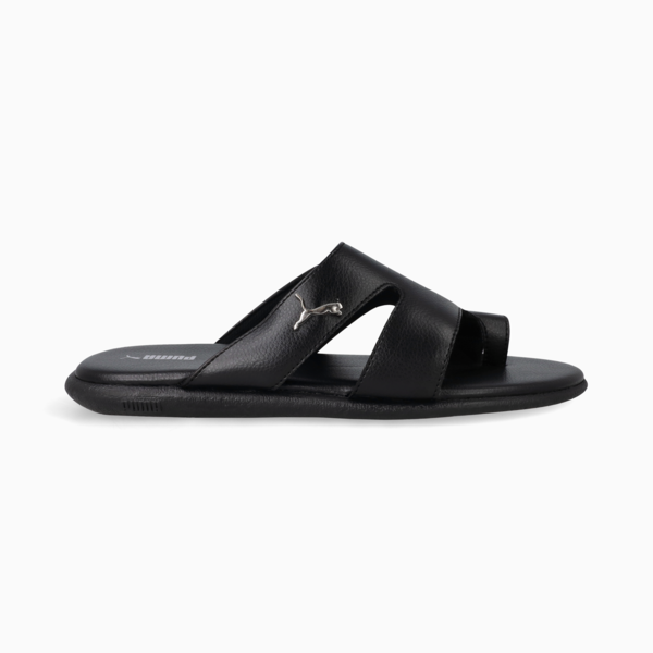 Sporty Magnet TW Slides Men, PUMA Black-PUMA Black-Puma Aged Silver, large-ZAF