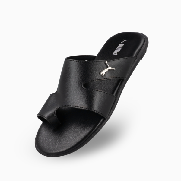 Sporty Magnet TW Slides Men, PUMA Black-PUMA Black-Puma Aged Silver, large-ZAF