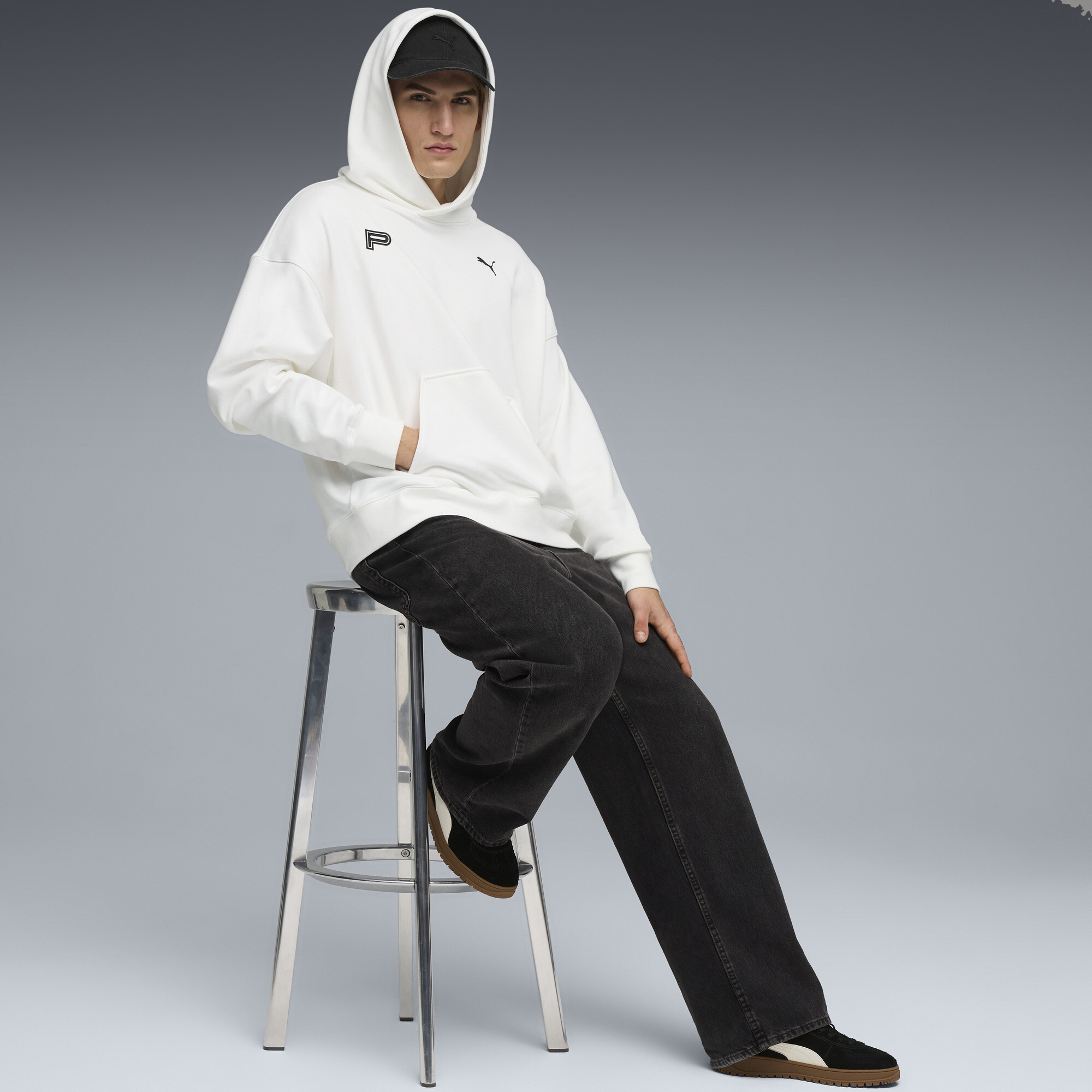 PUMA Palermo Alpino suÃ¨de sneakers, Zwart/Wit, Maat 39 thumbnail 7