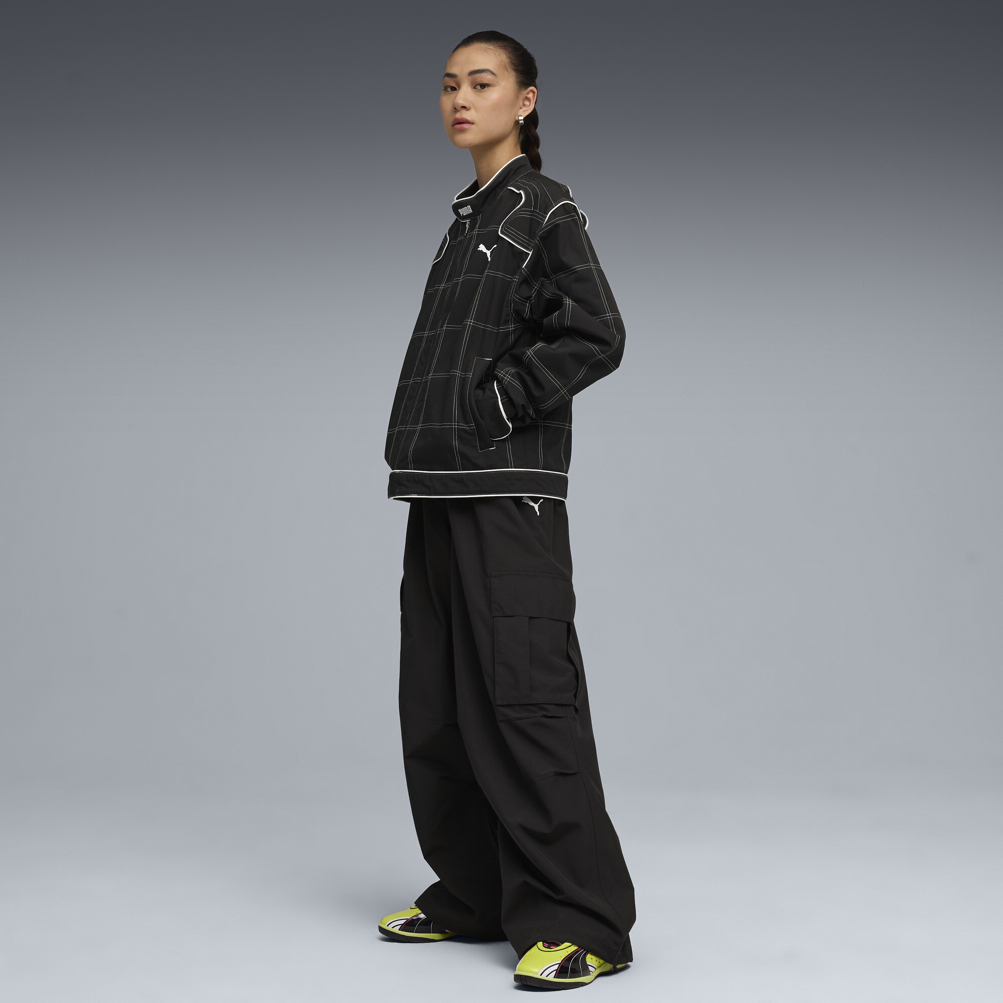 PUMA V-S2 Endgame sneakers, Groen/Zwart/Grijs, Maat 46 thumbnail 8