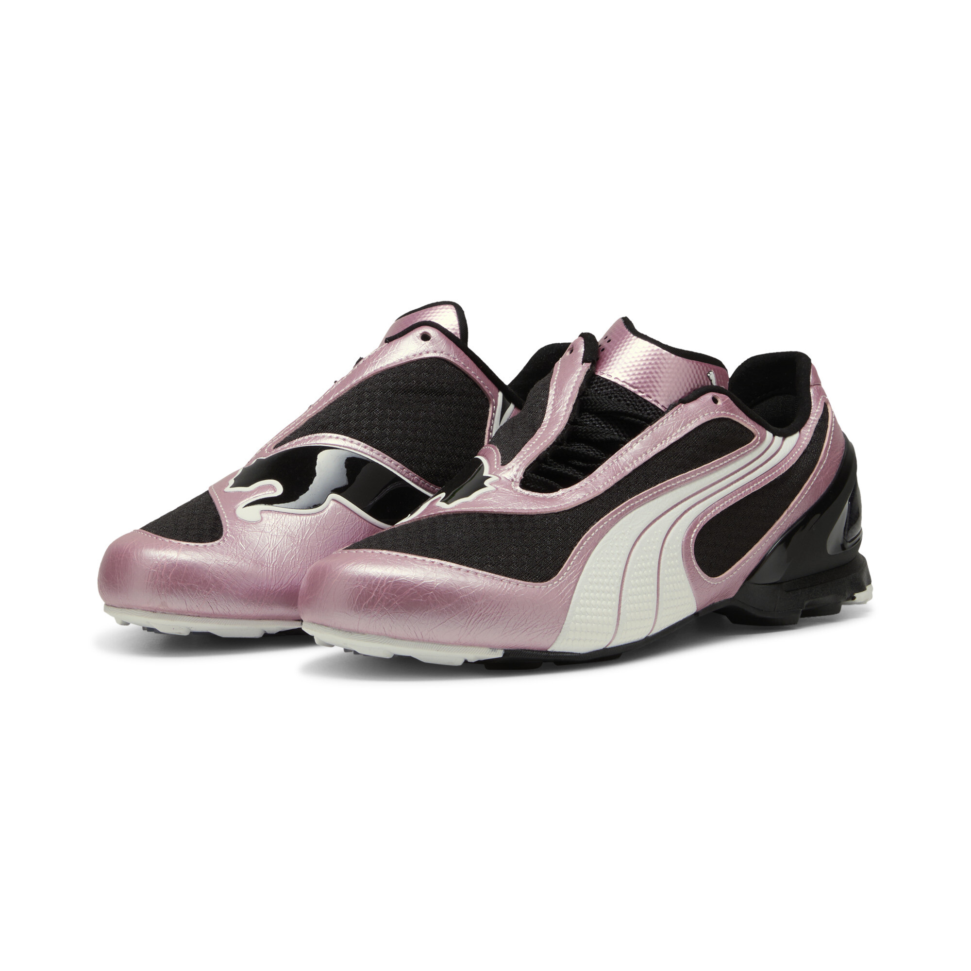 PUMA V-S1 Metallic uniseks sneakers, Roze/Zwart, Maat 48 thumbnail 6