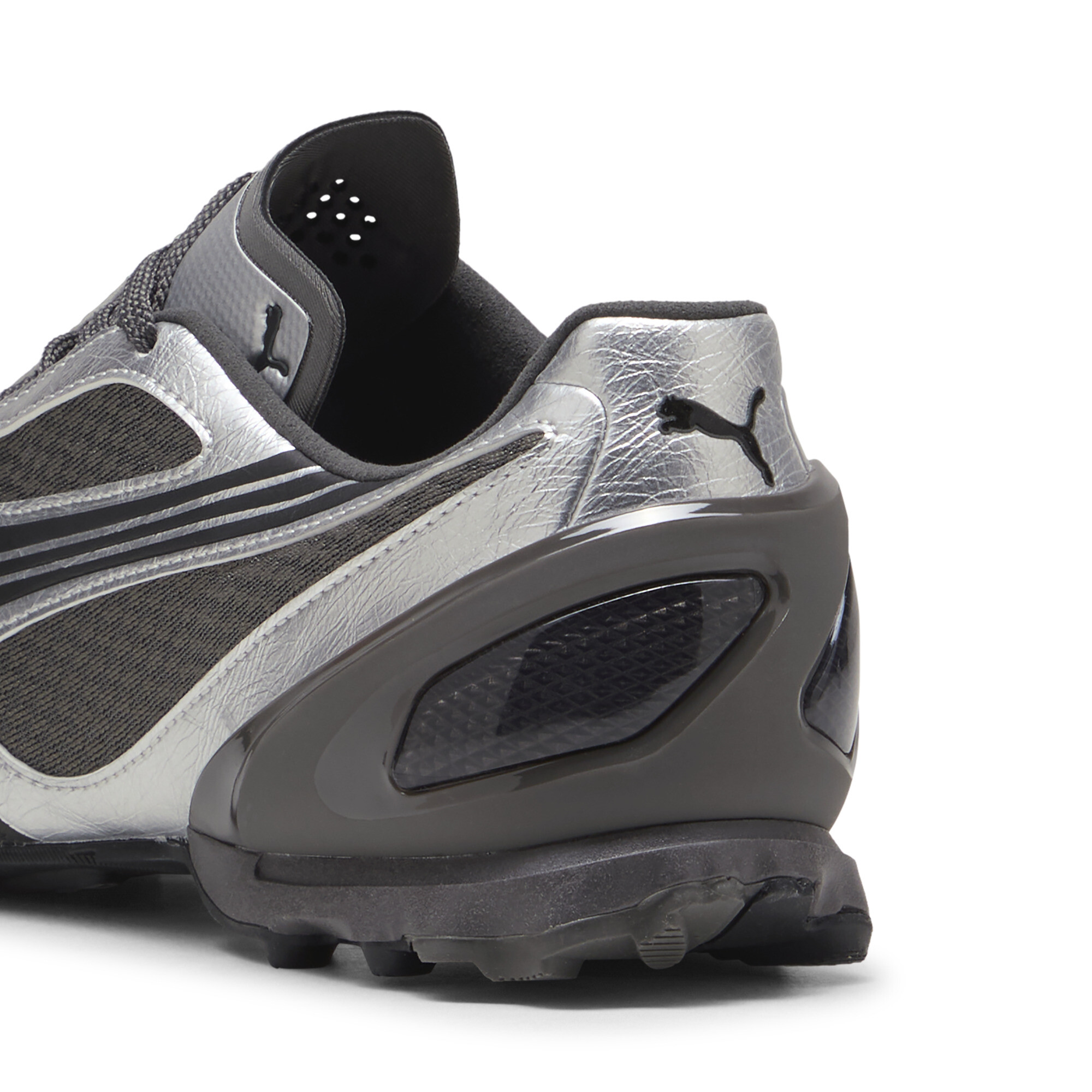 PUMA V-S1 Metallic uniseks sneakers, Zwart/Grijs, Maat 42,5 thumbnail 5