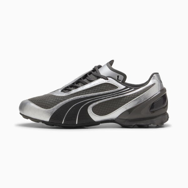 V-S1 Metallic Sneakers Unisex, Shadow Gray-PUMA Black, large-MEX