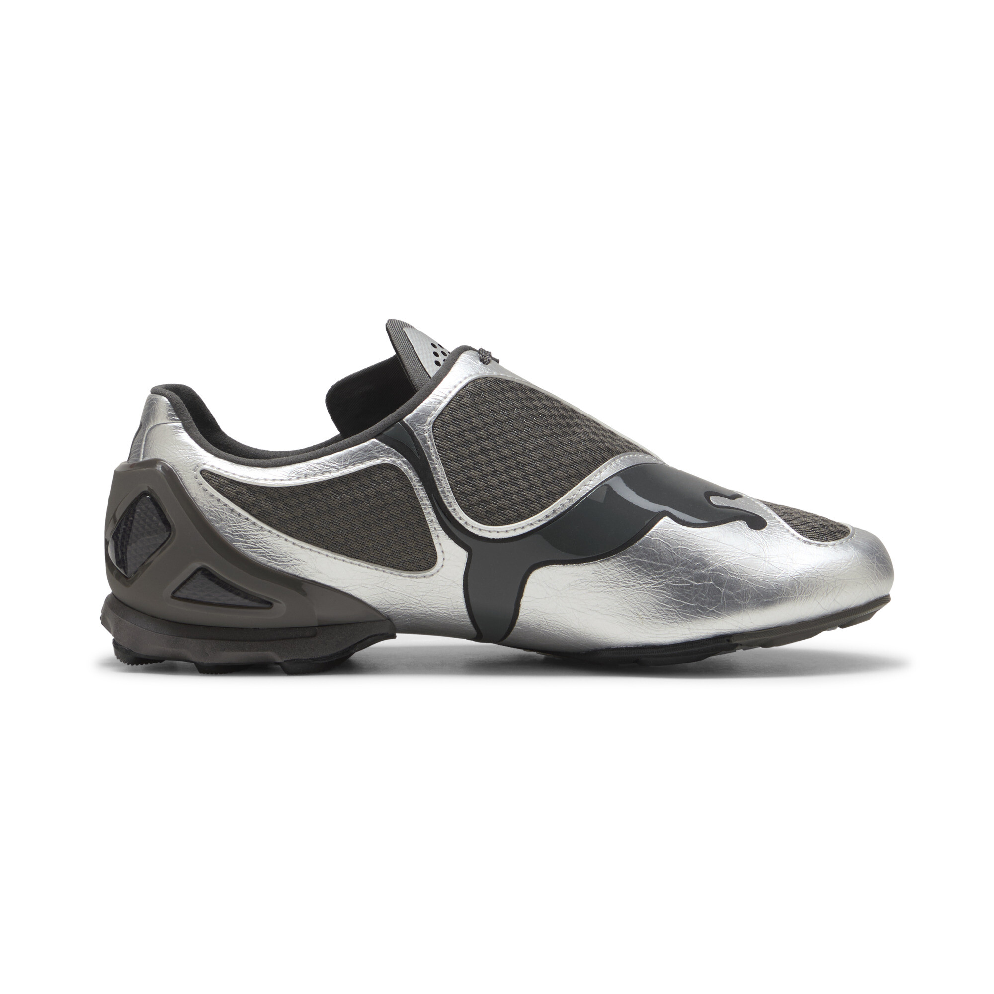 PUMA V-S1 Metallic uniseks sneakers, Zwart/Grijs, Maat 42,5 thumbnail 3