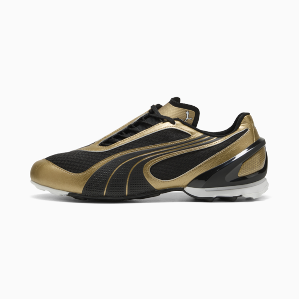 V-S1 Metallic Sneakers Unisex, PUMA Gold-PUMA Black, large-ZAF