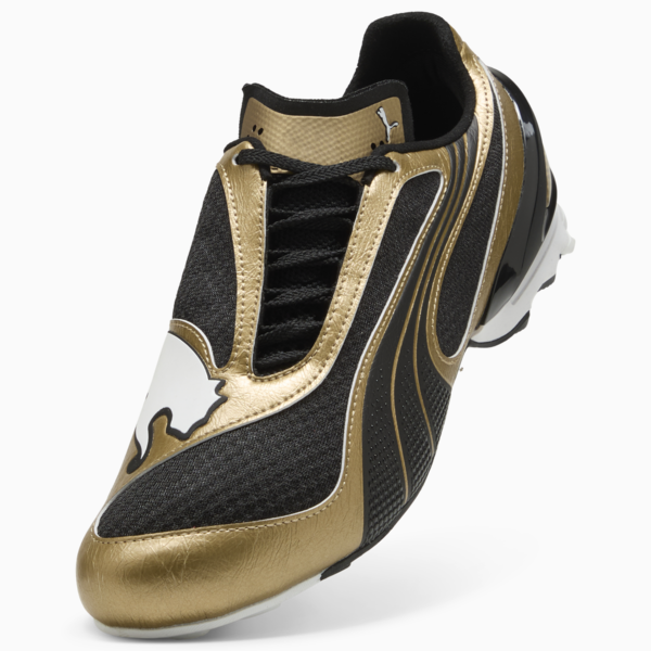 V-S1 Metallic Sneakers Unisex, PUMA Gold-PUMA Black, large-ZAF