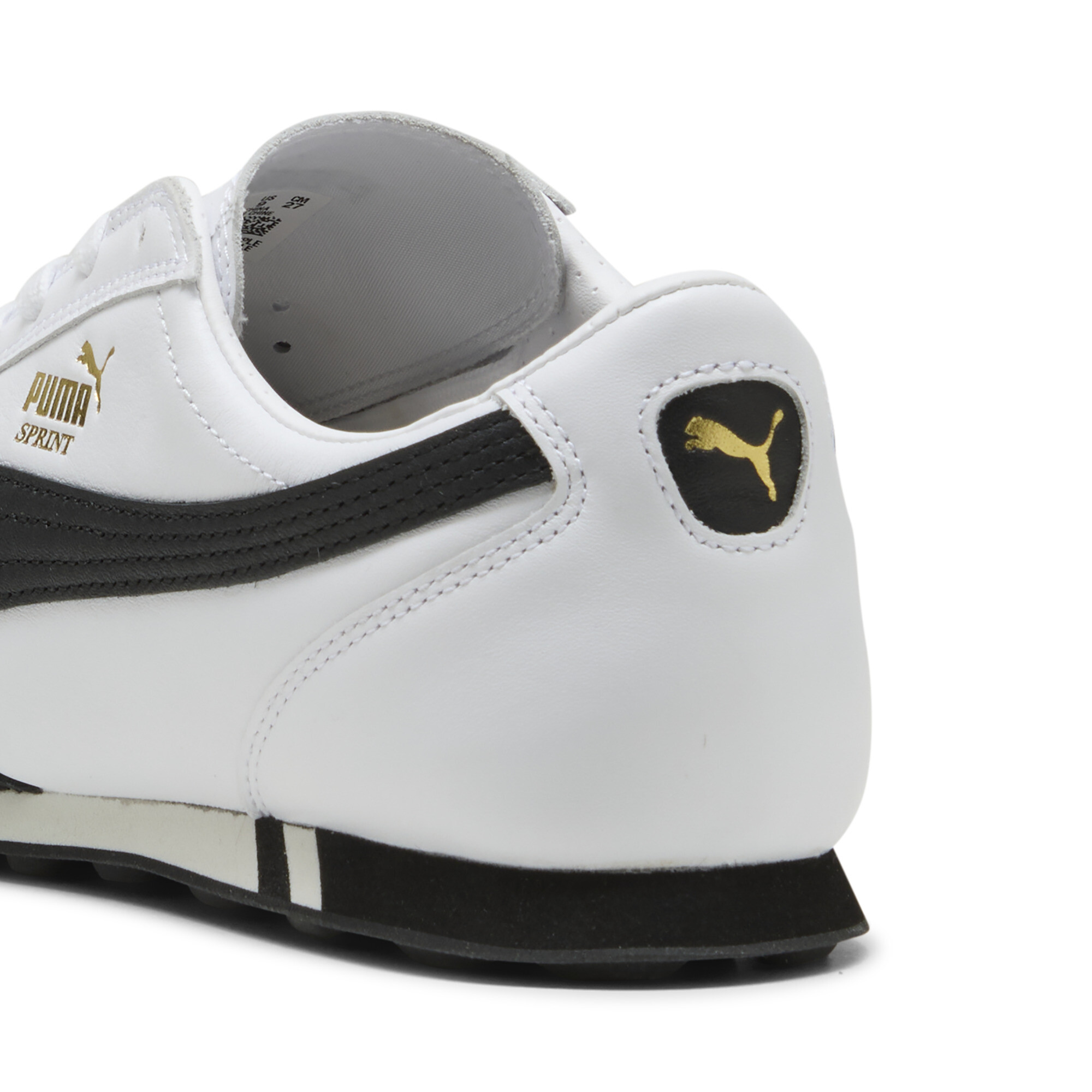 PUMA Sprint uniseks sneakers, Zwart/Wit, Maat 38,5 thumbnail 5