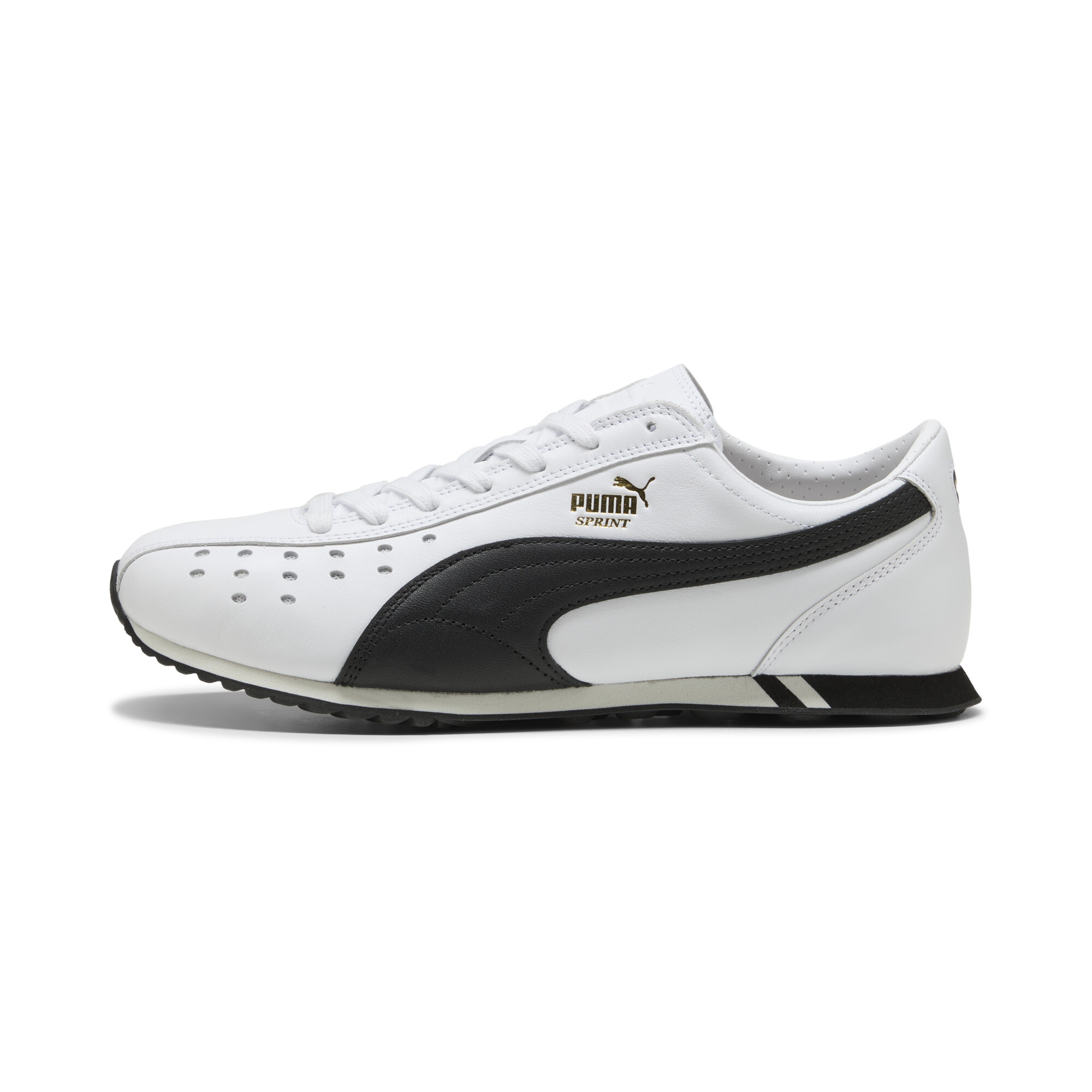 PUMA Sprint uniseks sneakers, Zwart/Wit, Maat 38,5