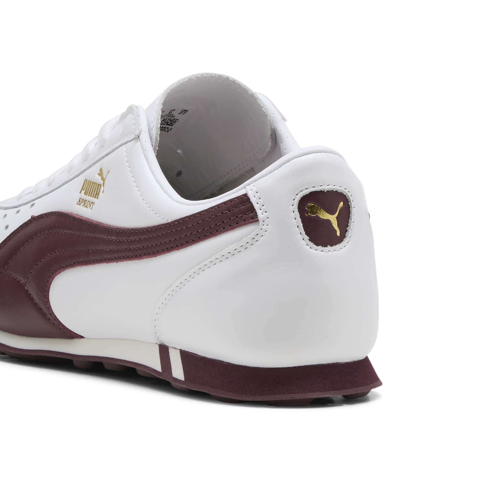 PUMA Sprint uniseks sneakers, Wit, Maat 45 thumbnail 5