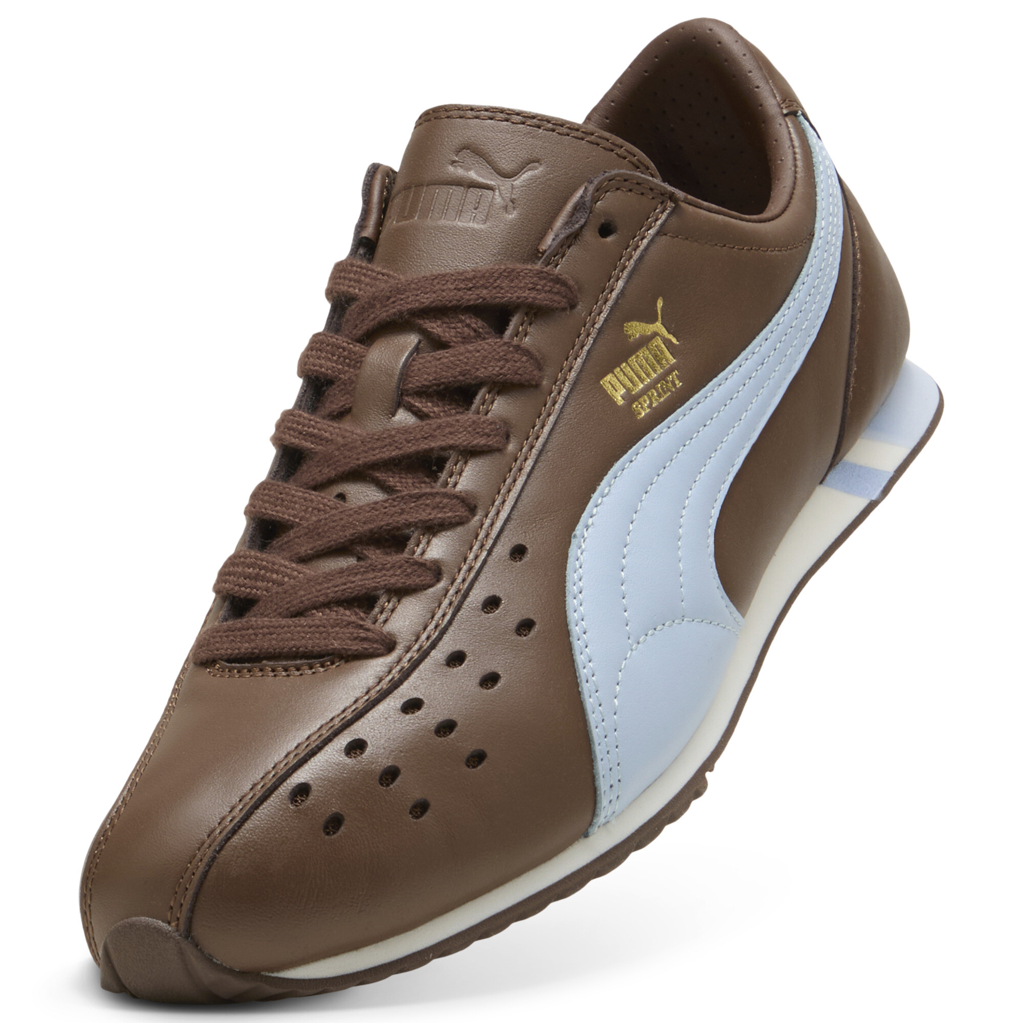 PUMA Sprint uniseks sneakers, Bruin, Maat 41 thumbnail 2