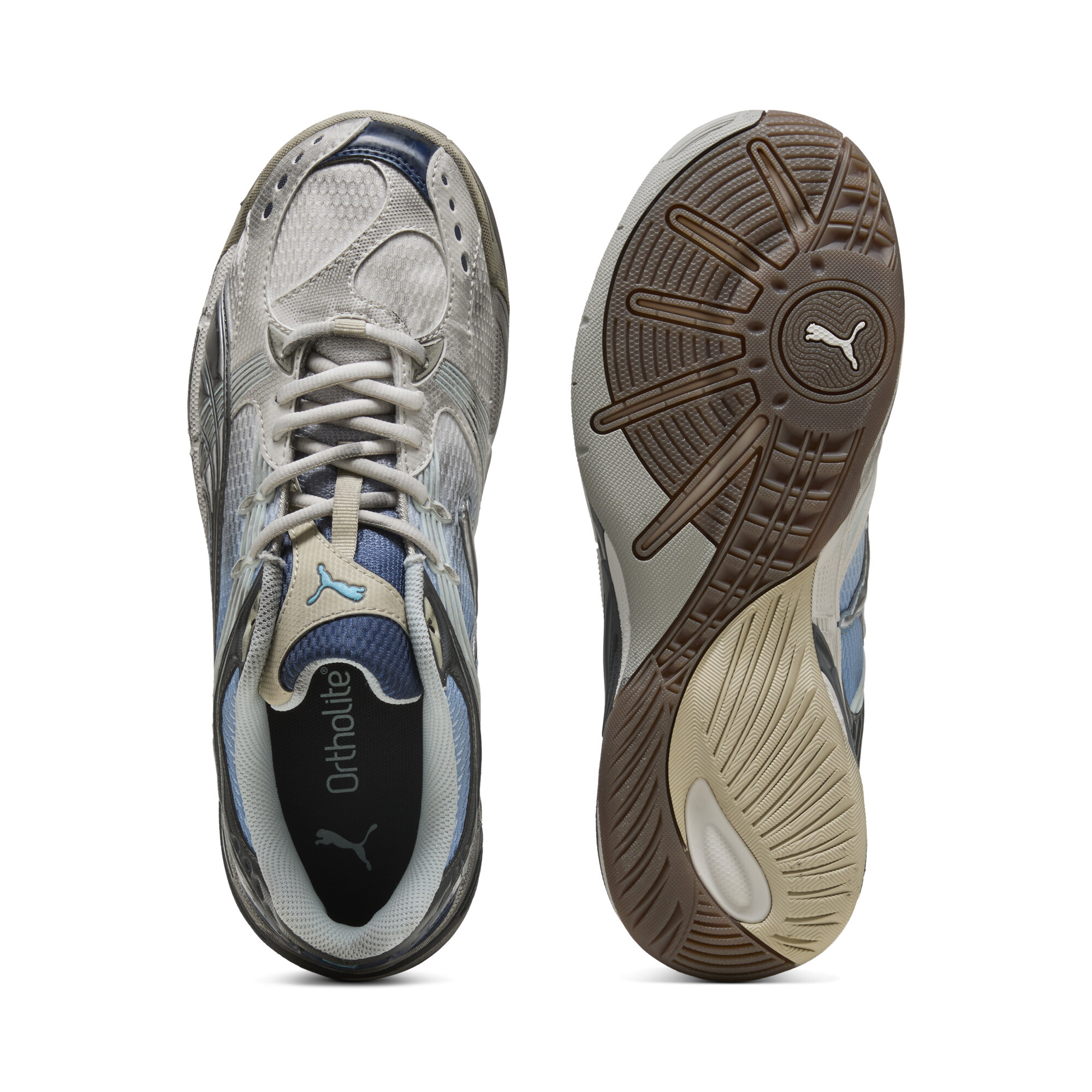 PUMA Kessel Pro uniseks sneakers, Blauw/Grijs, Maat 47 thumbnail 4