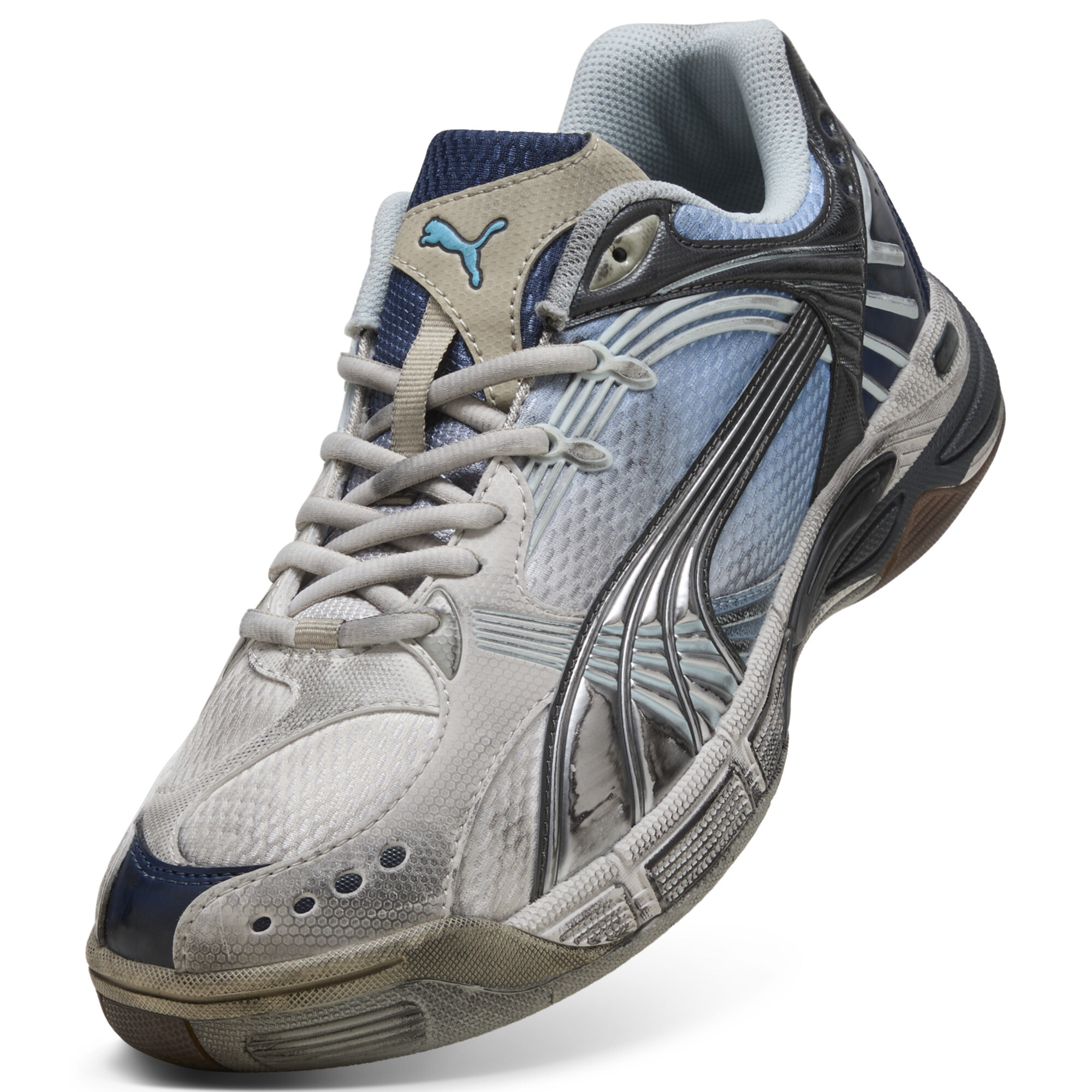 PUMA Kessel Pro uniseks sneakers, Blauw/Grijs, Maat 47 thumbnail 2