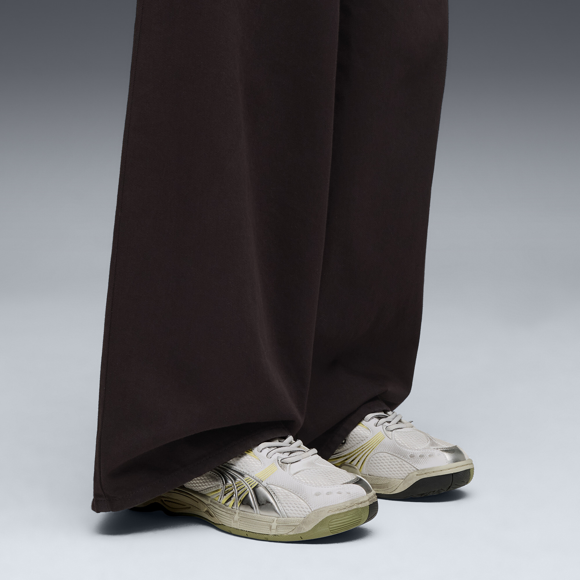 PUMA Kessel Pro uniseks sneakers, Grijs/Wit, Maat 43 thumbnail 8