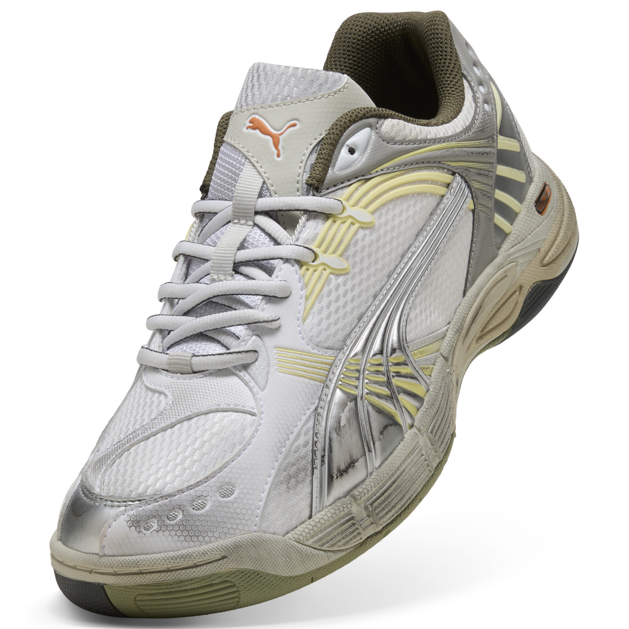 PUMA Kessel Pro uniseks sneakers, Grijs/Wit, Maat 43 thumbnail 2