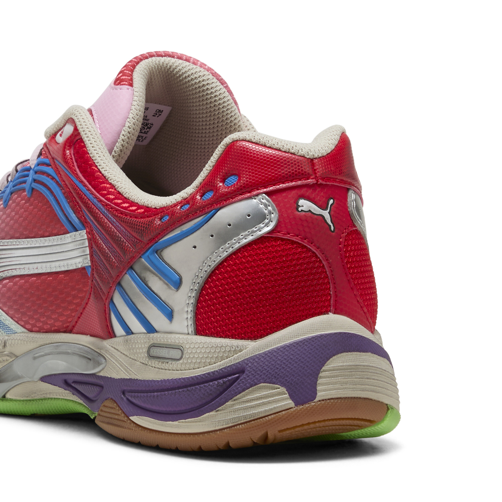 PUMA Kessel Pro uniseks sneakers, Roze/Rood, Maat 42 thumbnail 5