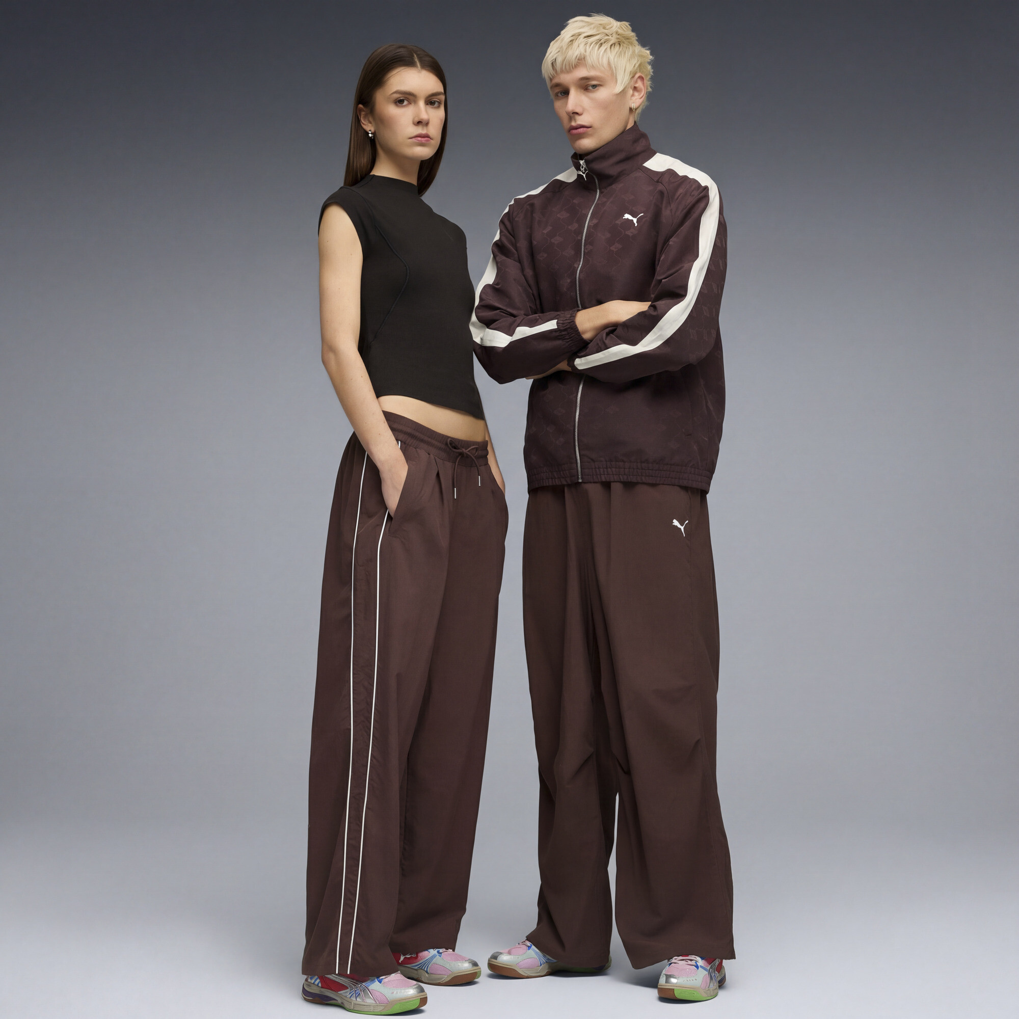 PUMA Kessel Pro uniseks sneakers, Roze/Rood, Maat 42 thumbnail 7