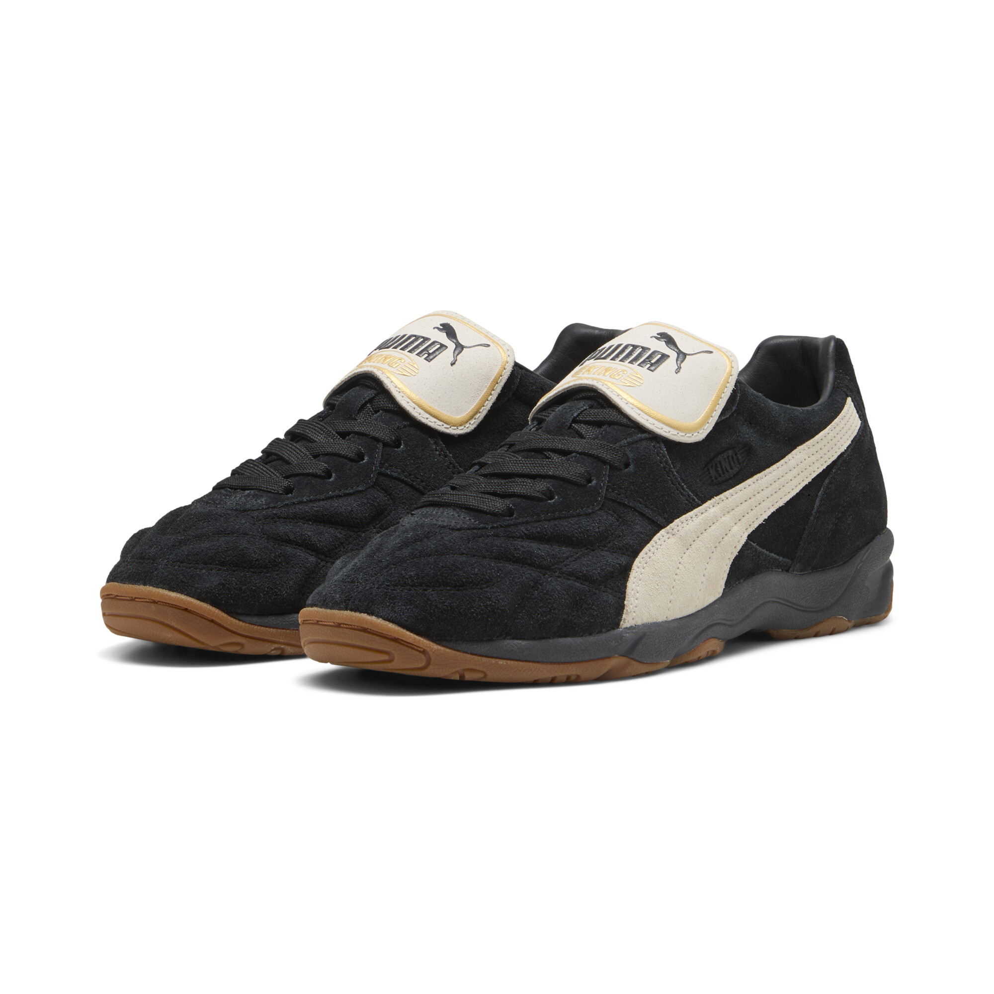 PUMA King Indoor The NeverWorn VI uniseks sneakers, Zwart/Wit, Maat 42 thumbnail 6