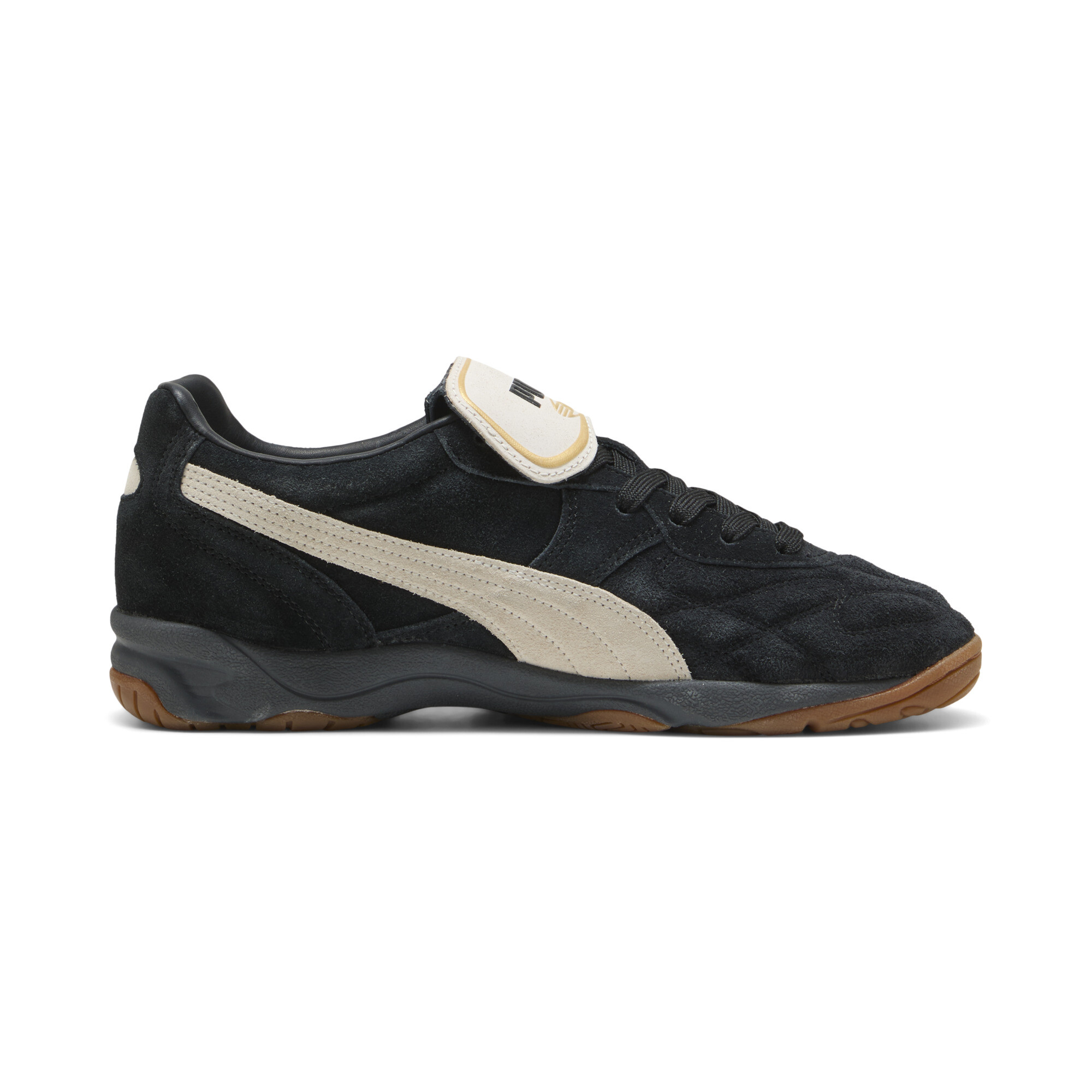 PUMA King Indoor The NeverWorn VI uniseks sneakers, Zwart/Wit, Maat 42 thumbnail 3