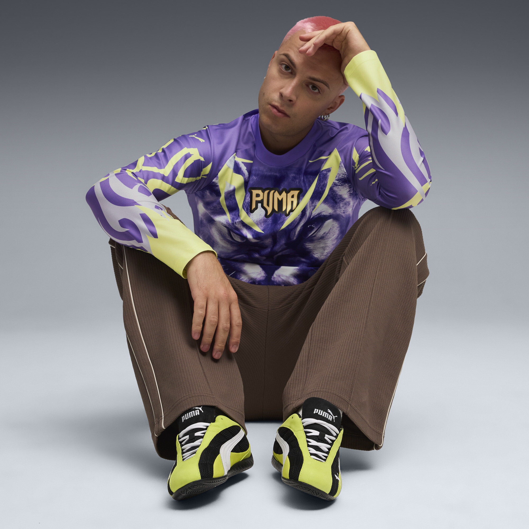 PUMA Speedcat Plus sneakers uniseks, Groen/Grijs/Wit, Maat 47 thumbnail 7