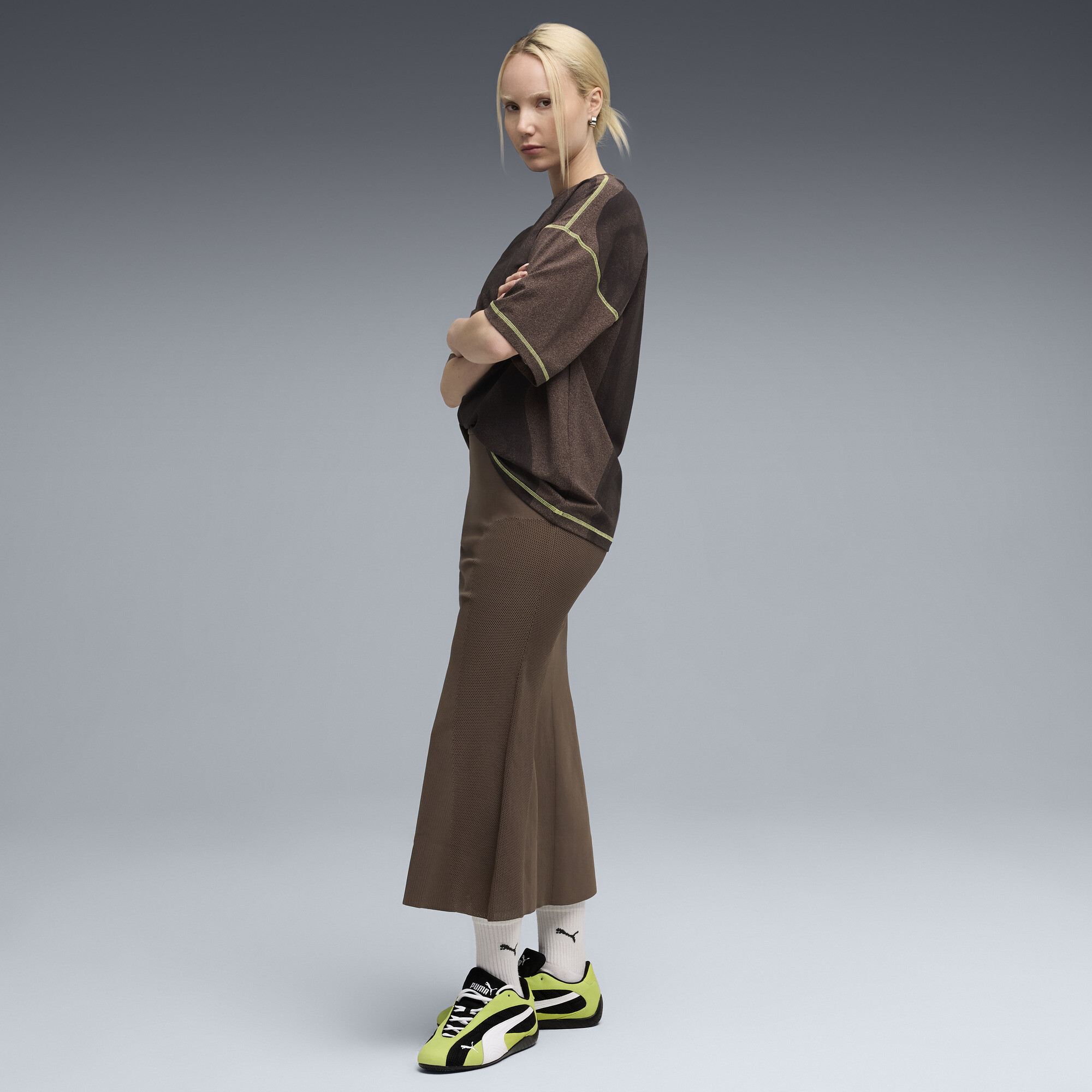 PUMA Speedcat Plus sneakers uniseks, Groen/Grijs/Wit, Maat 47 thumbnail 9