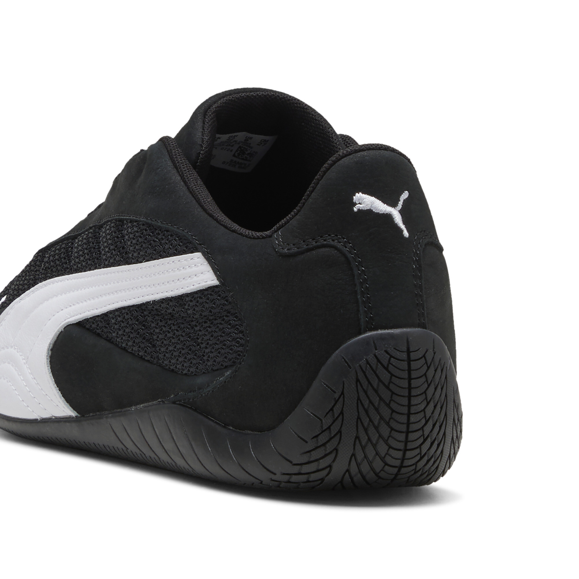 PUMA Speedcat Plus sneakers uniseks, Zwart/Wit, Maat 37 thumbnail 5