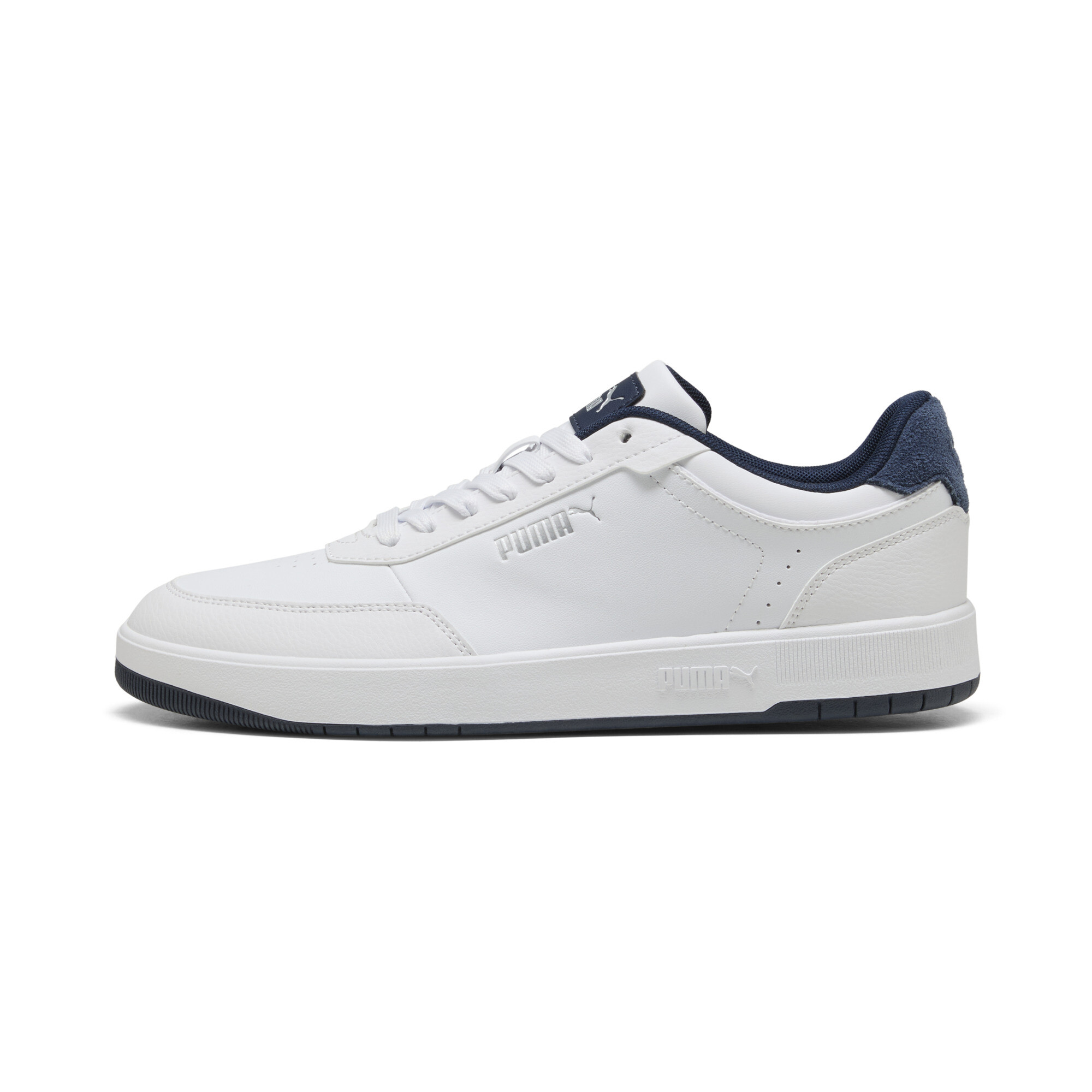 Puma Canasta Sneakers Unisex Schuhe | White/Silver/Club Navy | Größe: 38.5