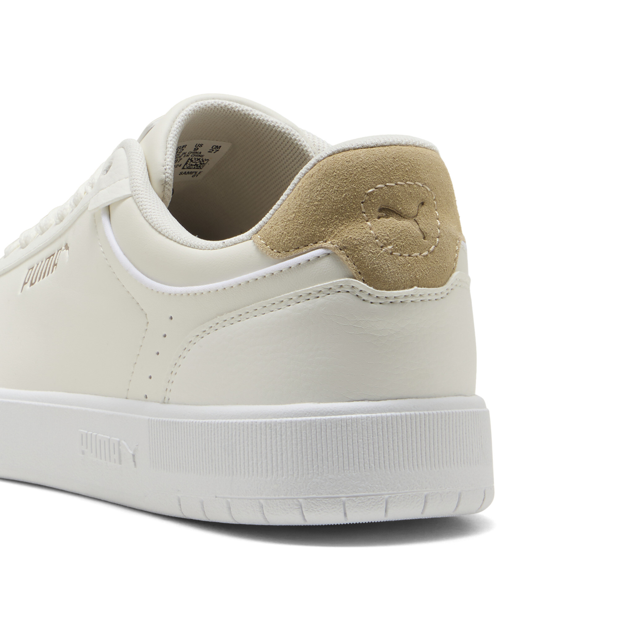 PUMA Canasta uniseks sneakers, Wit/Goud, Maat 35,5 thumbnail 5