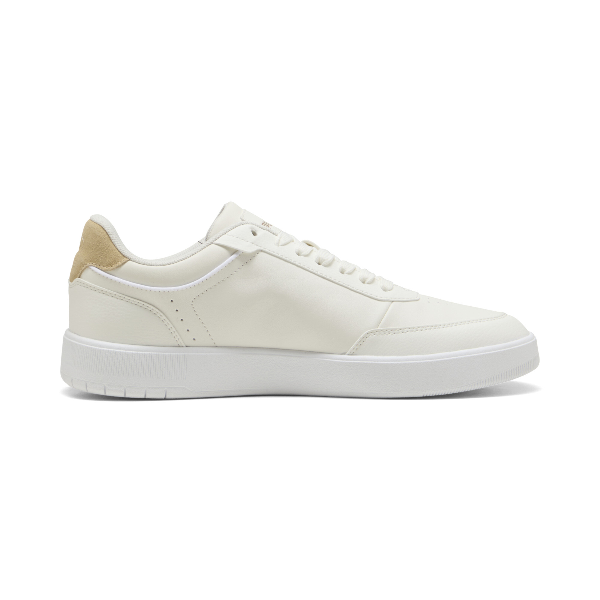PUMA Canasta uniseks sneakers, Wit/Goud, Maat 35,5 thumbnail 3