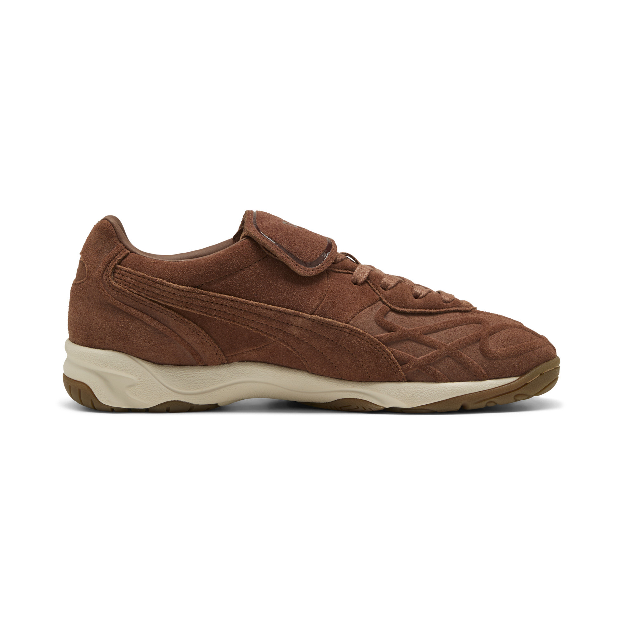 PUMA King Indoor Clean sneakers uniseks, Bruin, Maat 41 thumbnail 3