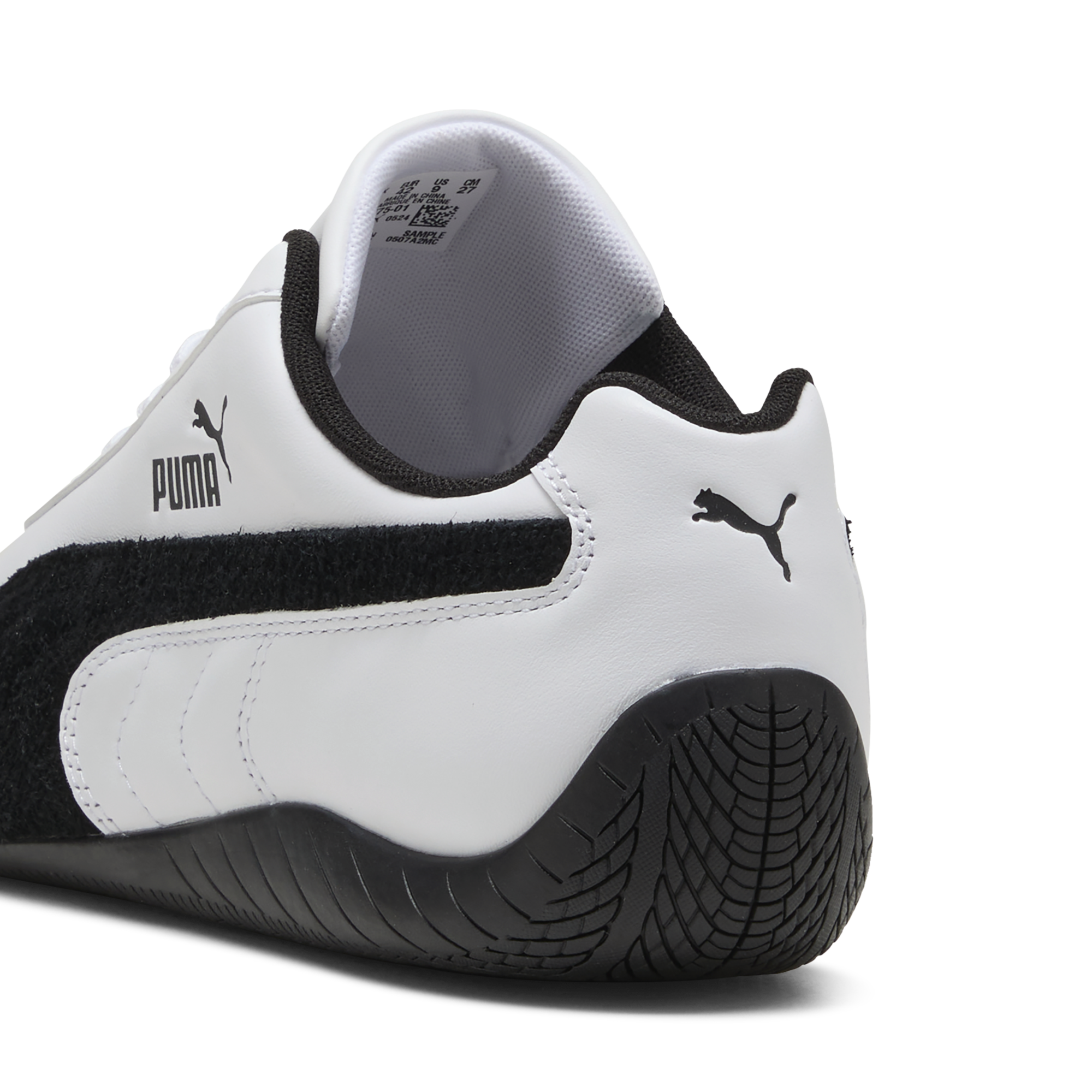 ★ PUMA★ Speedcat Leather White Black 40317501 403175-01 #FAFAFA