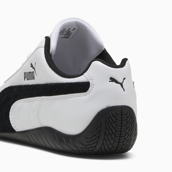 Speedcat Leather Sneakers Unisex, PUMA White-PUMA Black, large-ZAF