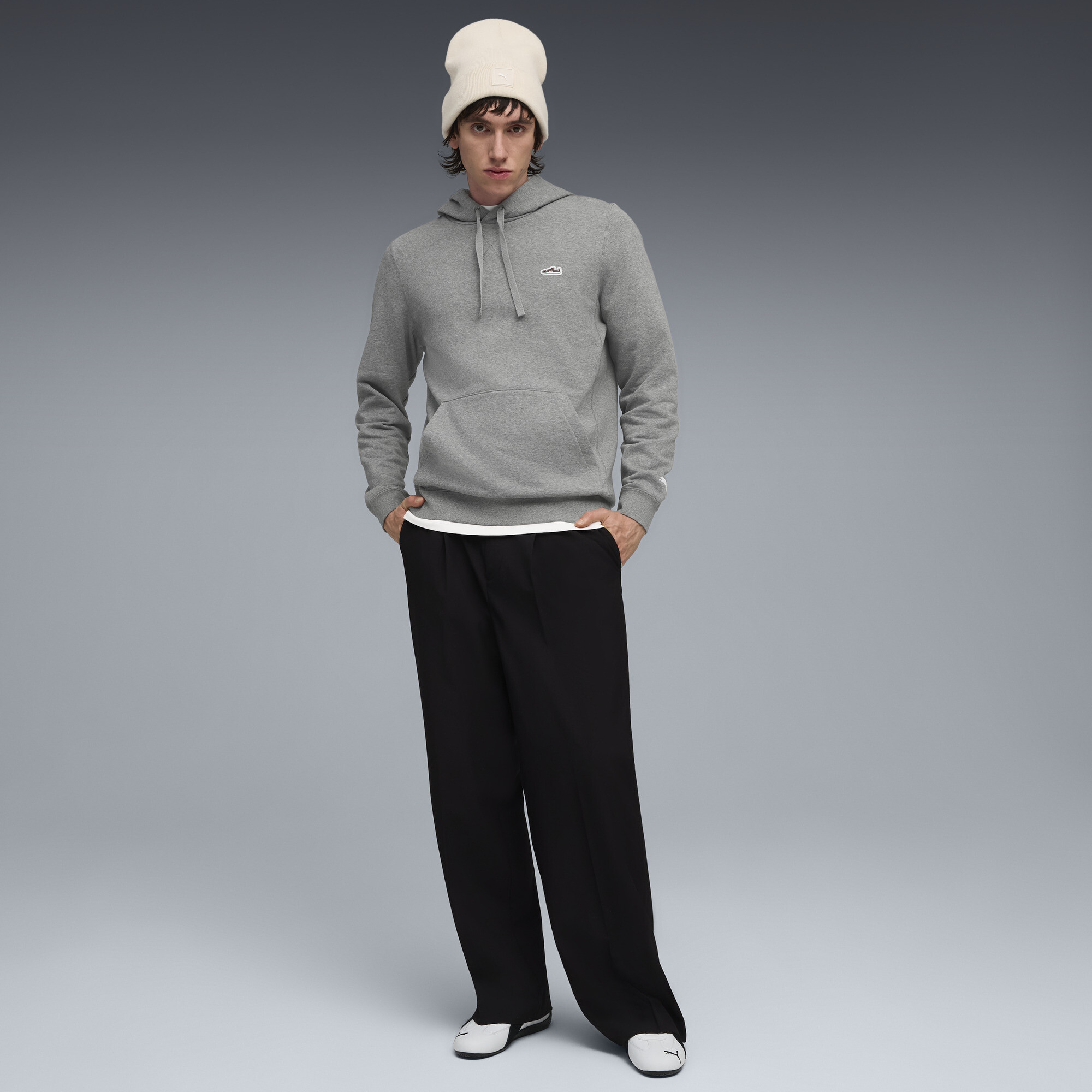 PUMA Speedcat uniseks leren sneakers, Zwart/Wit, Maat 39 thumbnail 7