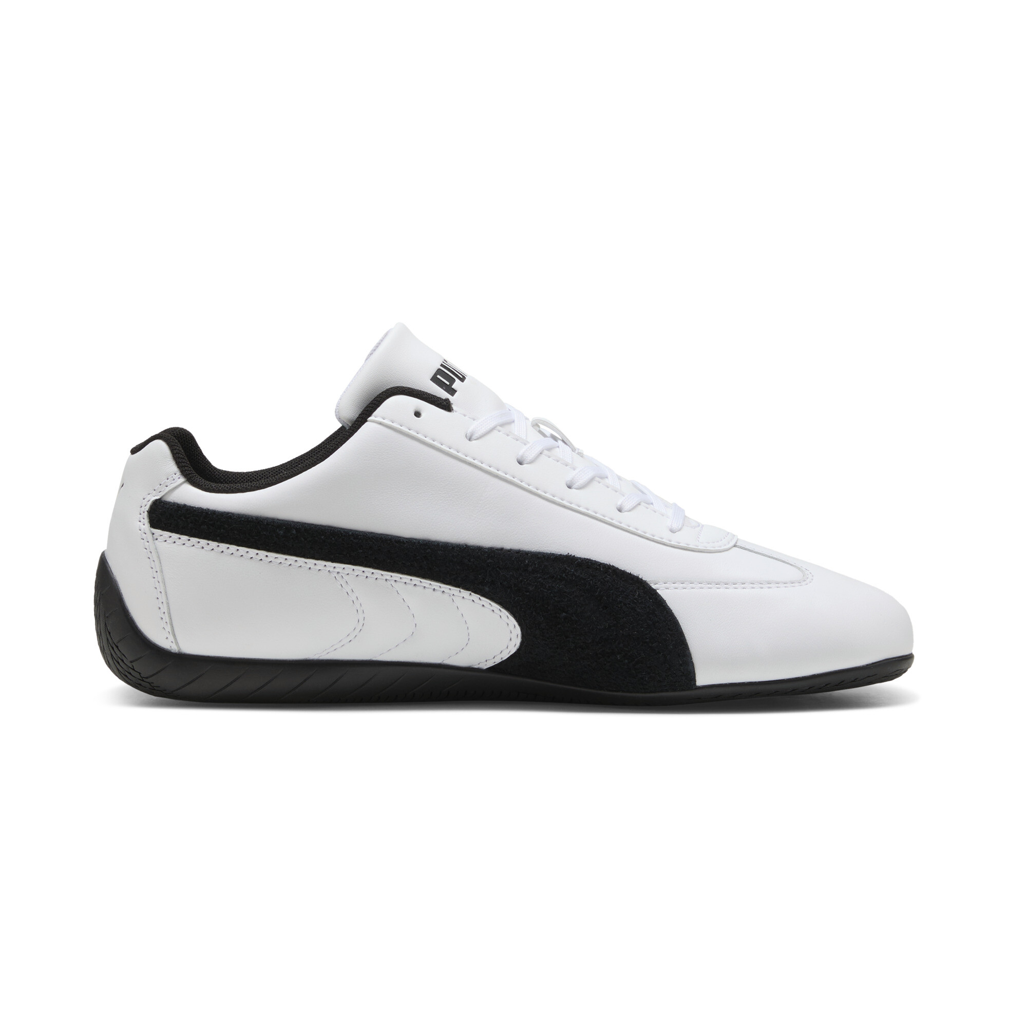 PUMA Speedcat uniseks leren sneakers, Zwart/Wit, Maat 39 thumbnail 3